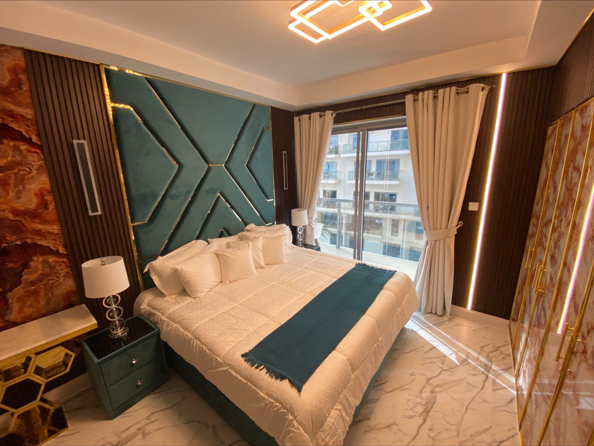 Komfortables 1-Schlafzimmer-Apartment mit Kingsize-Bett