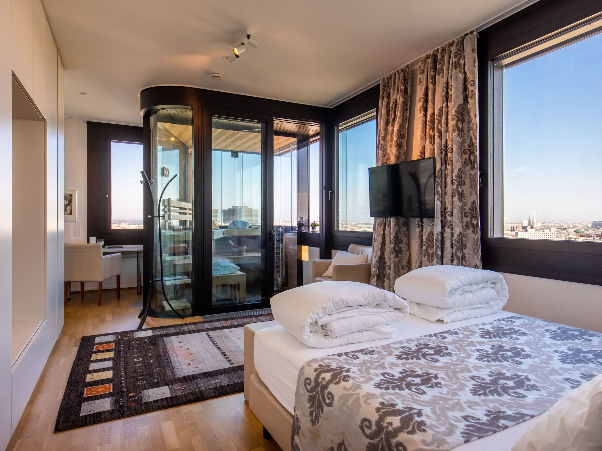 Skyflats City View-Binnen