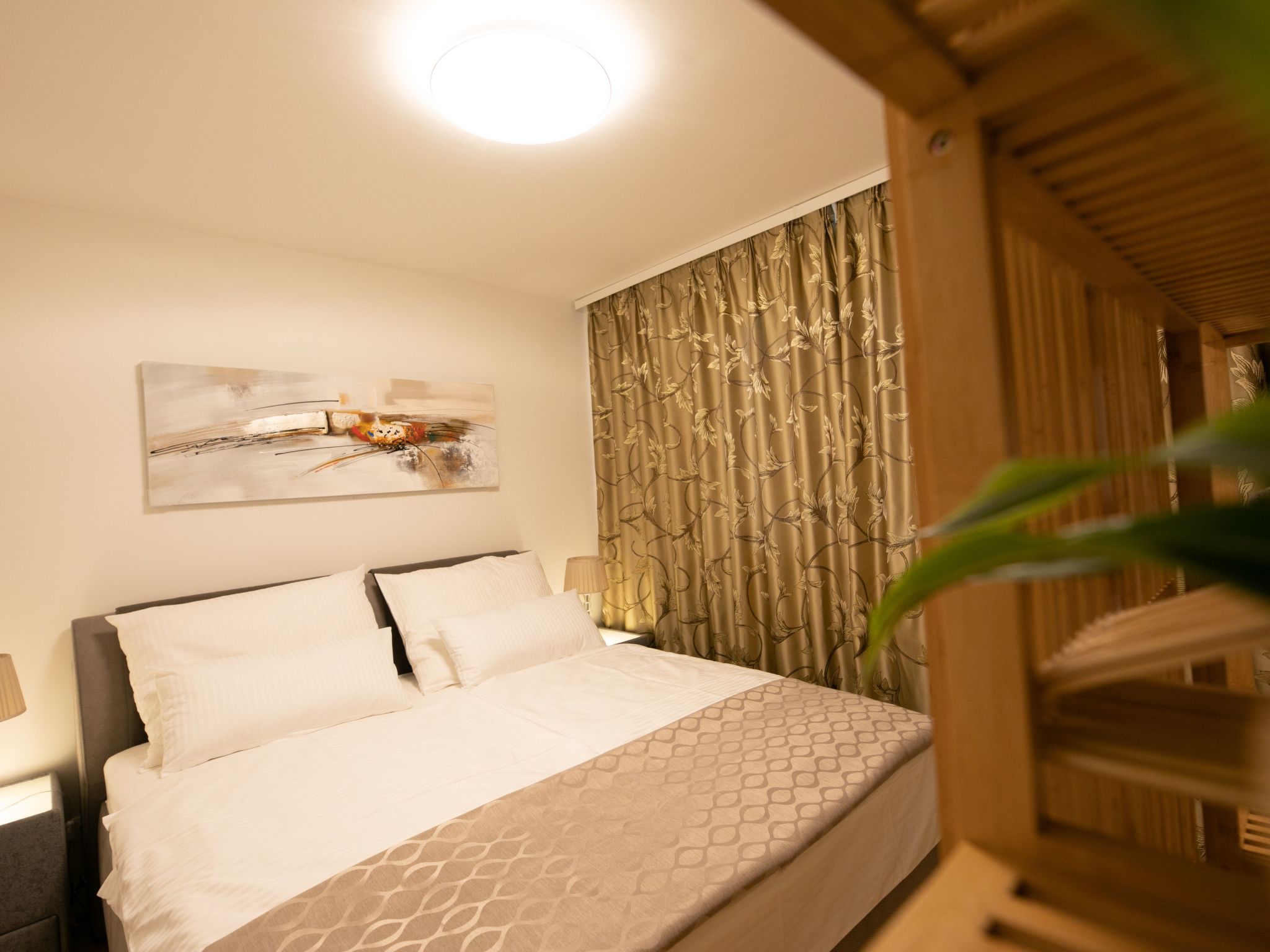 Moderne Wohnung in Kaisermühlen mit Garten und Panoramablick