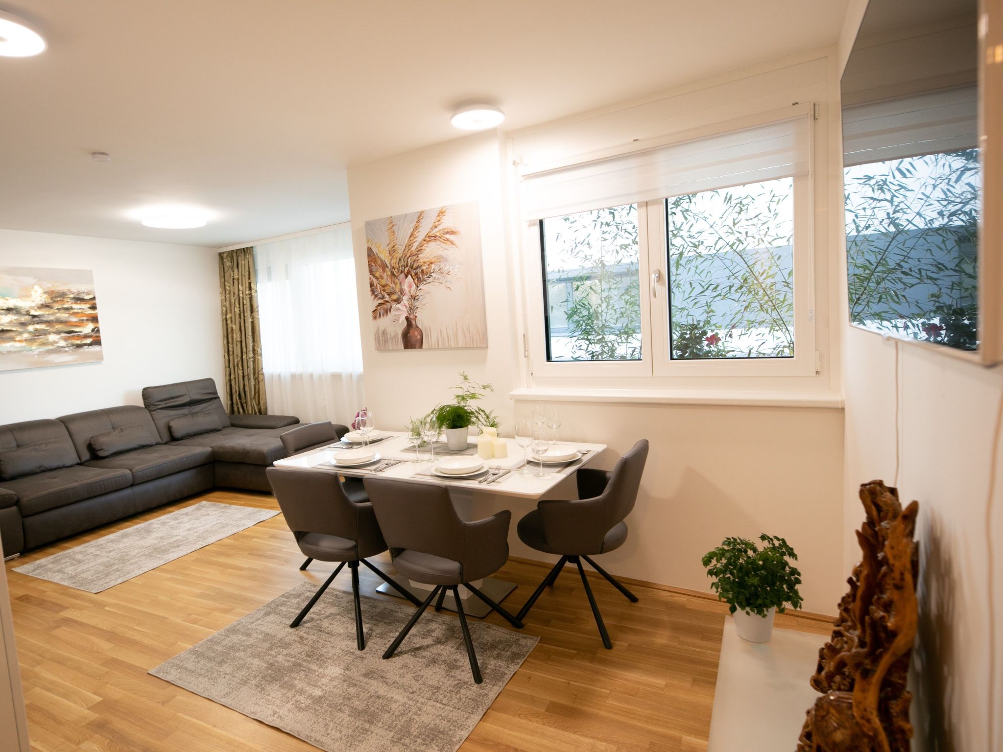 Moderne Wohnung in Kaisermühlen mit Garten und Panoramablick-Image-tags.info