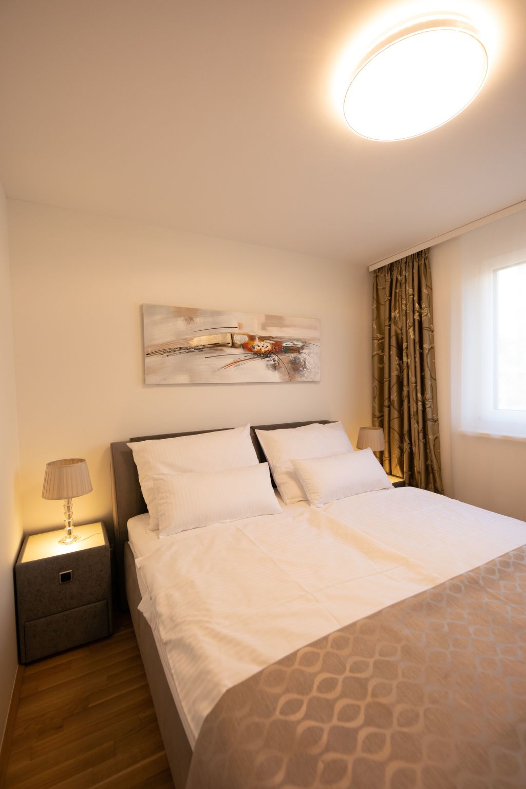 Moderne Wohnung in Kaisermühlen mit Garten und Panoramablick-Image-tags.info