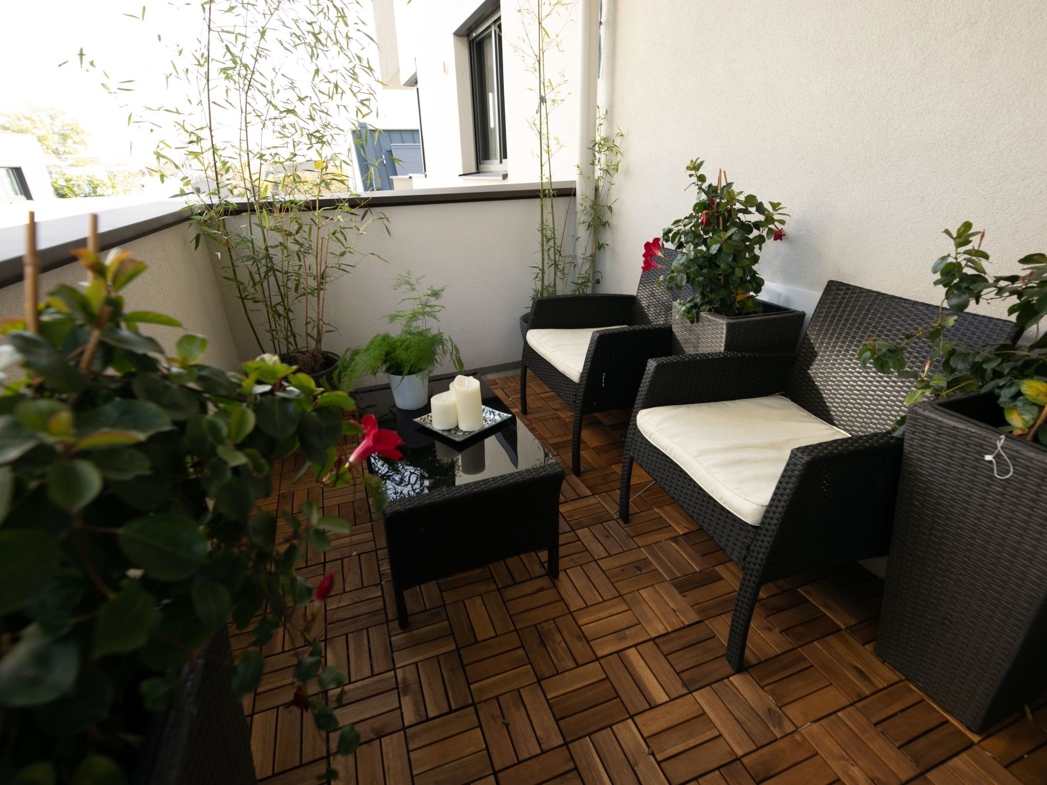 Moderne Wohnung in Kaisermühlen mit Garten und Panoramablick-Image-tags.info
