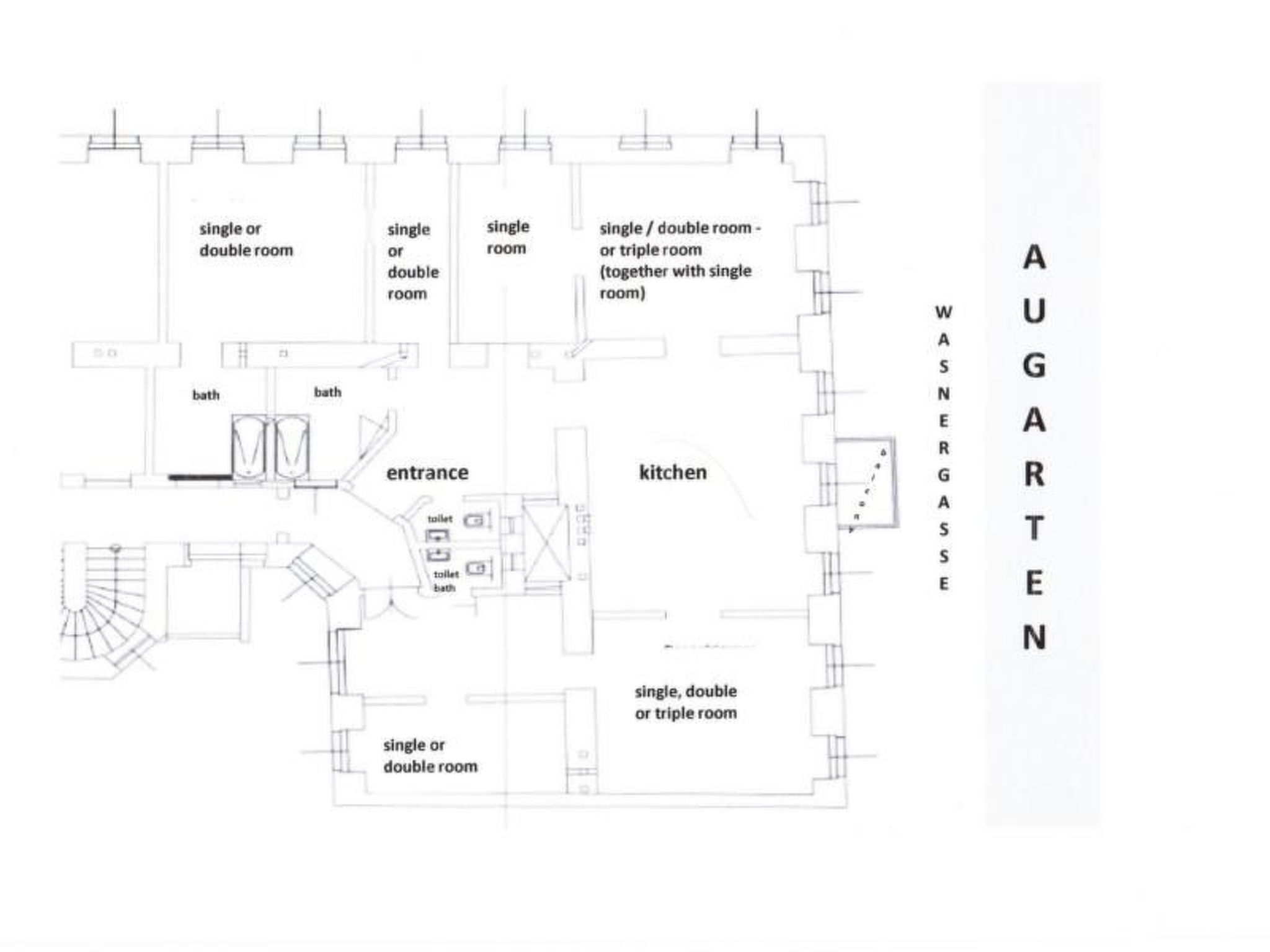 Ausgefallene Wohnung-Binnen
