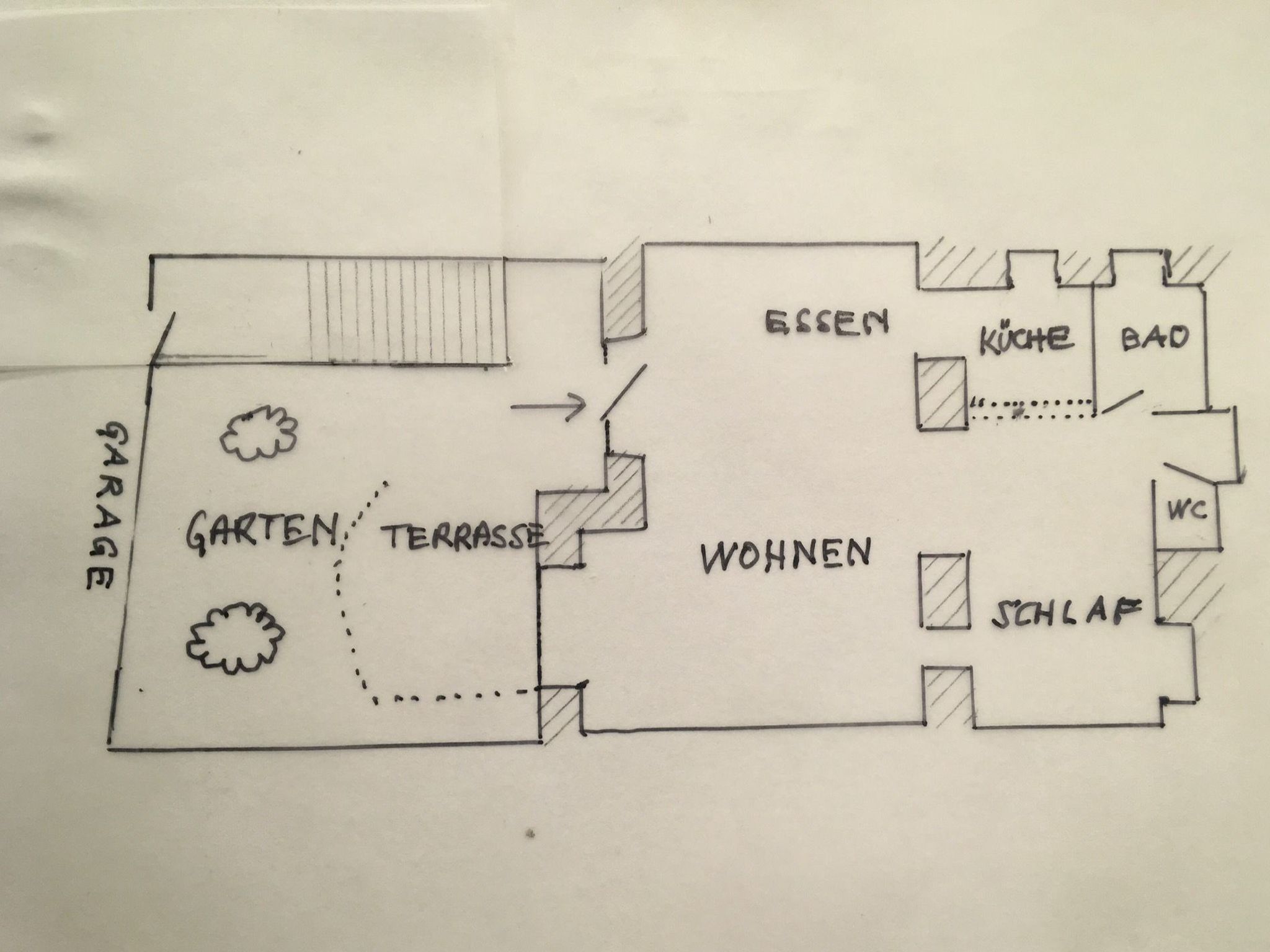 Mit Garagenplatz-Binnen