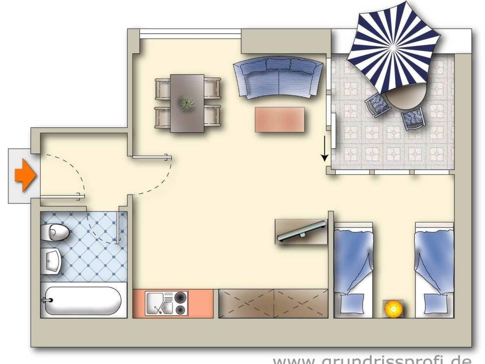 In Dornbach mit Privater Terrasse-Inside