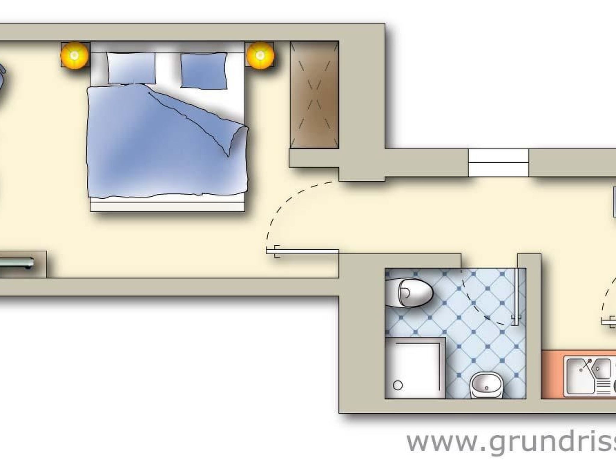 Studioappartement für 2 Personen-Image-tags.info