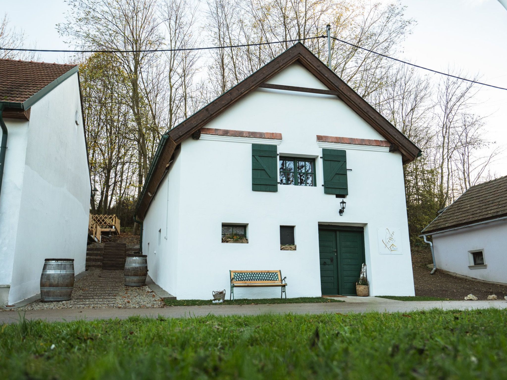 Weinfass-Chalet für 8 in Grub an der March