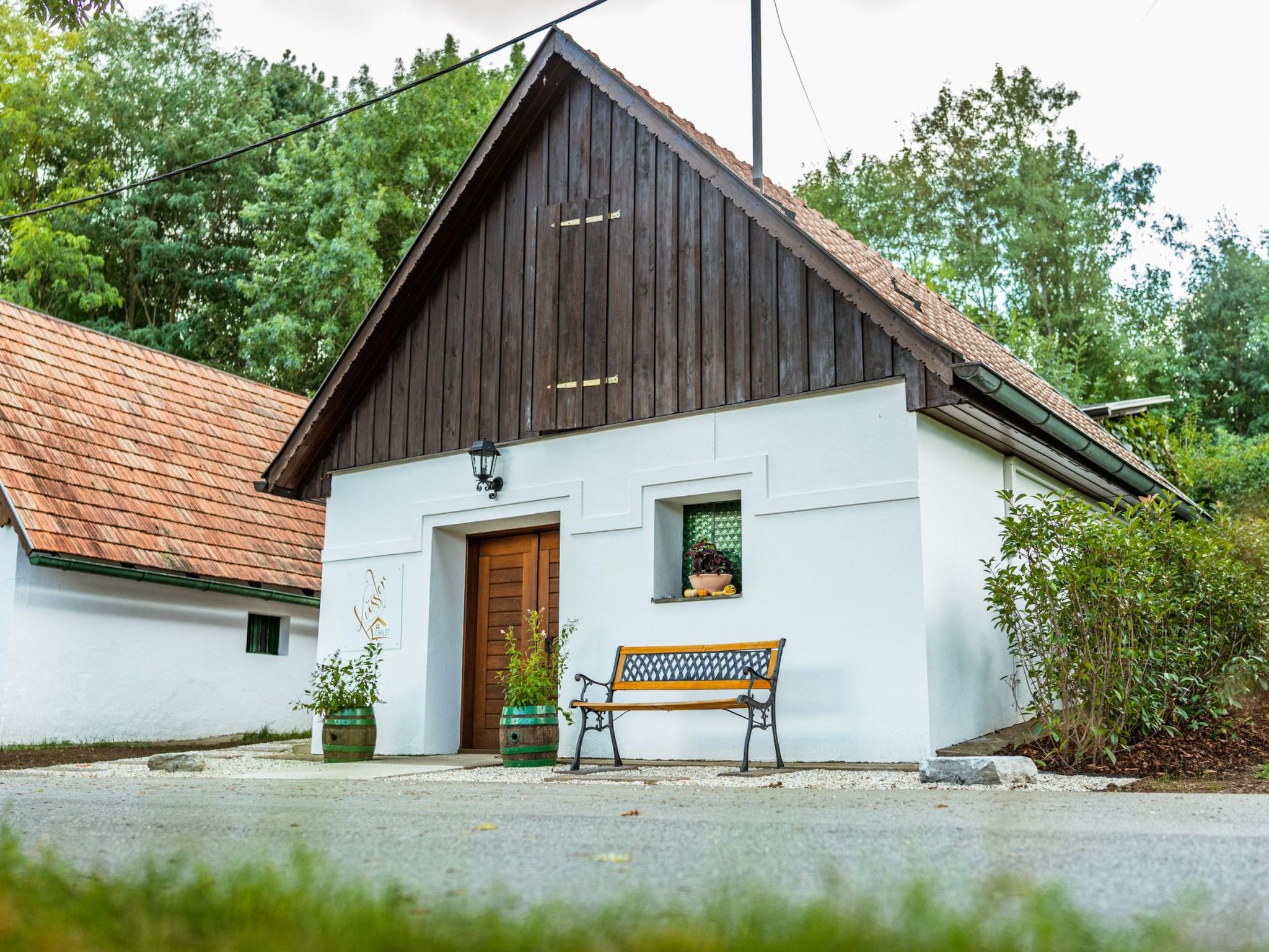 Weinfass-Chalet für 4 in Grub an der March