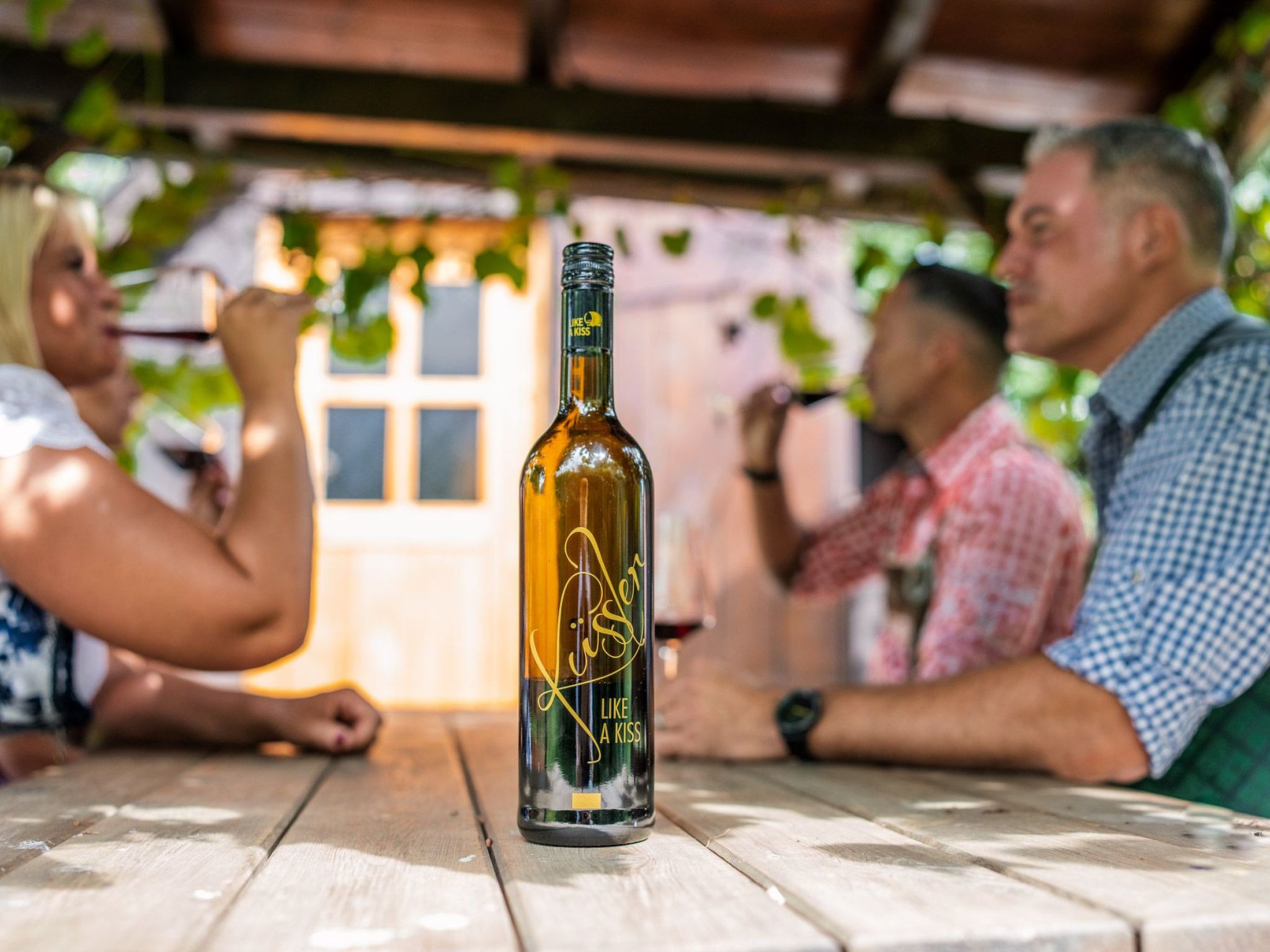 Weinfass-Chalet für 4 in Grub an der March-Buiten