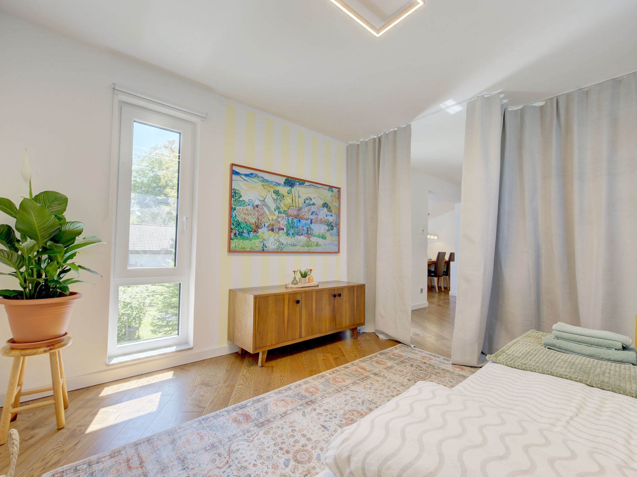 Gemütlicher Bungalow-Drinnen