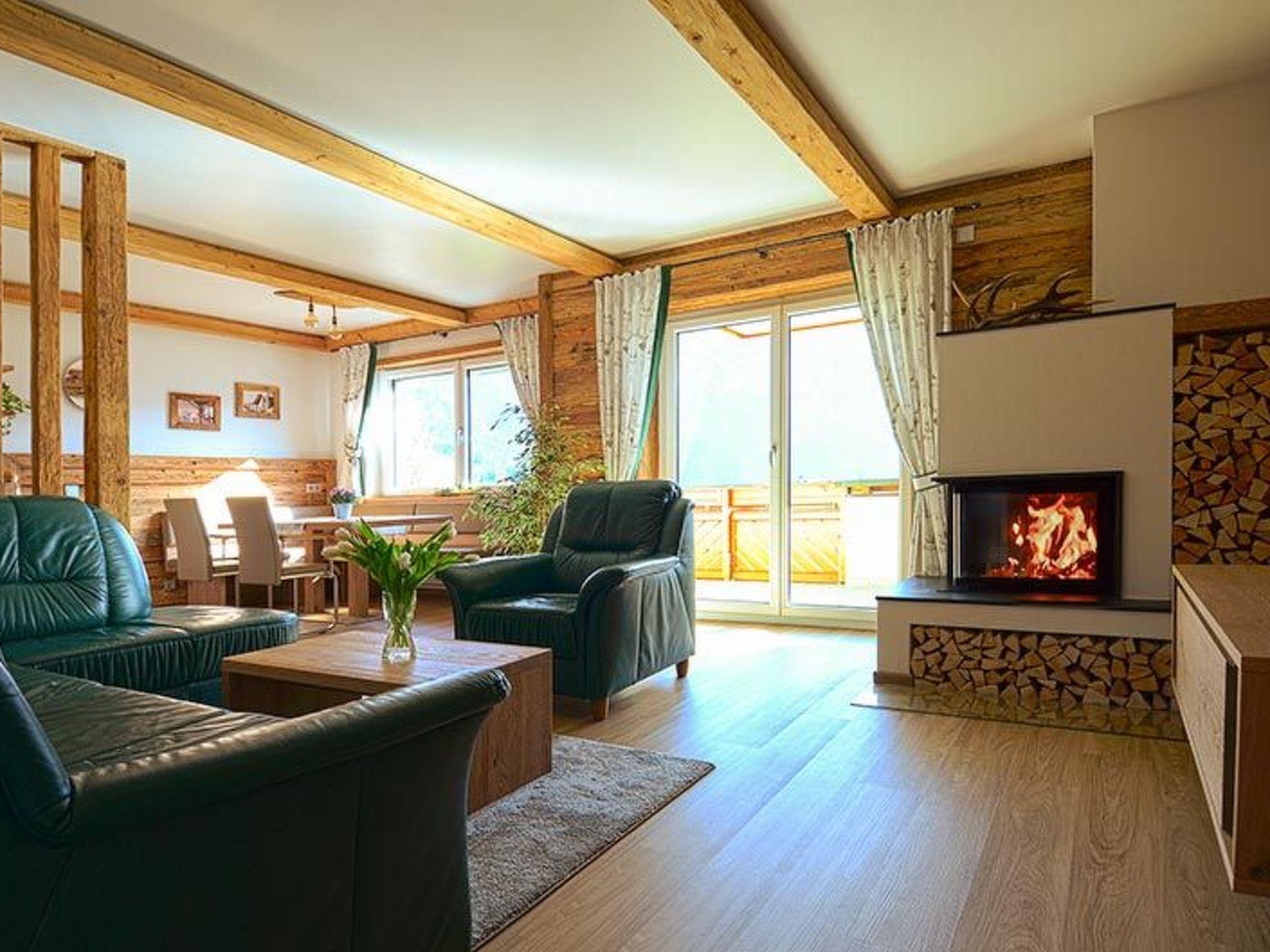 Appartement Bergkristall mit Gebirgsblick