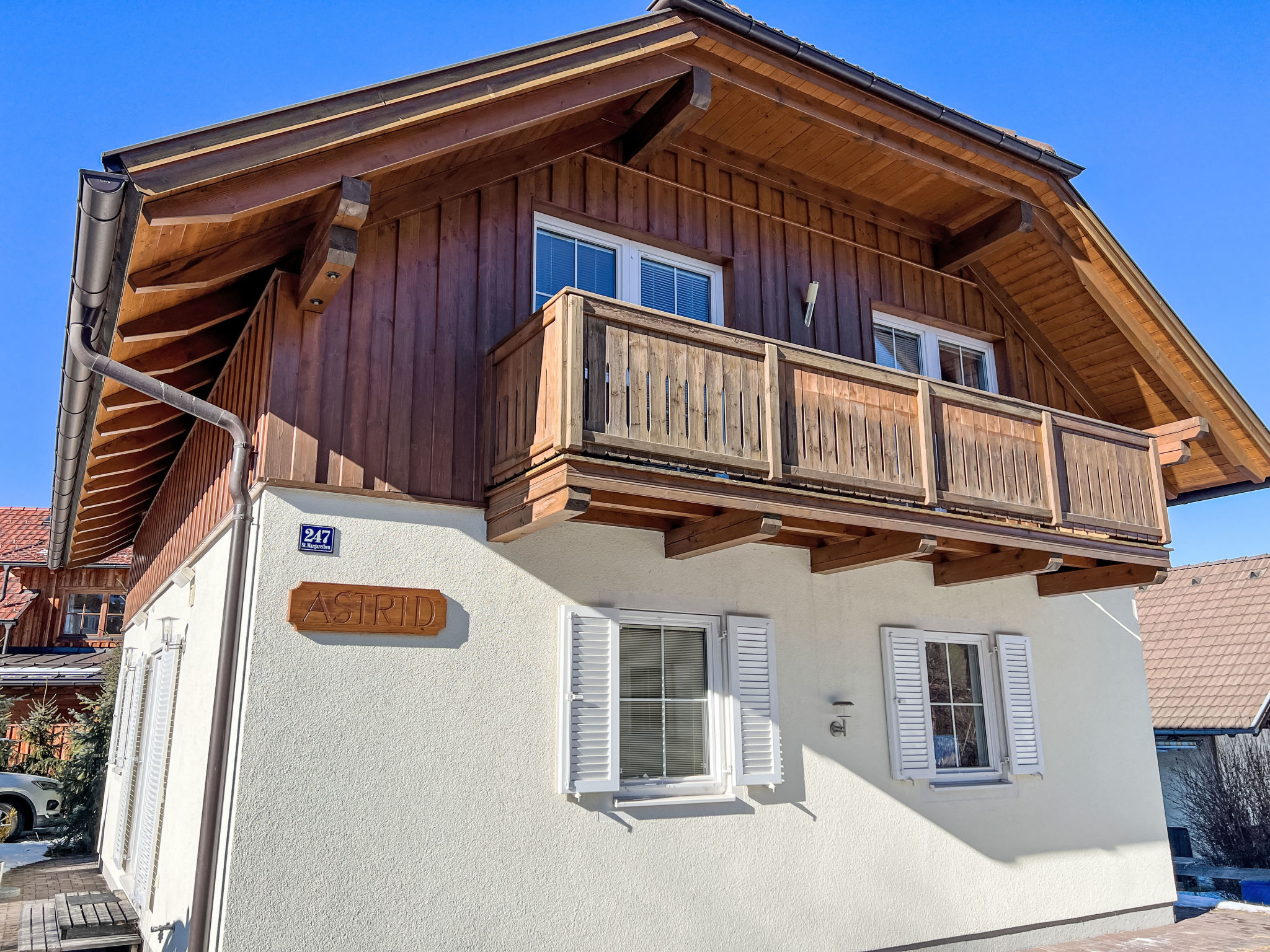 Chalet Astrid: vrijstaand aan de piste met sauna, hottub & uitzicht op de bergen - foto 28