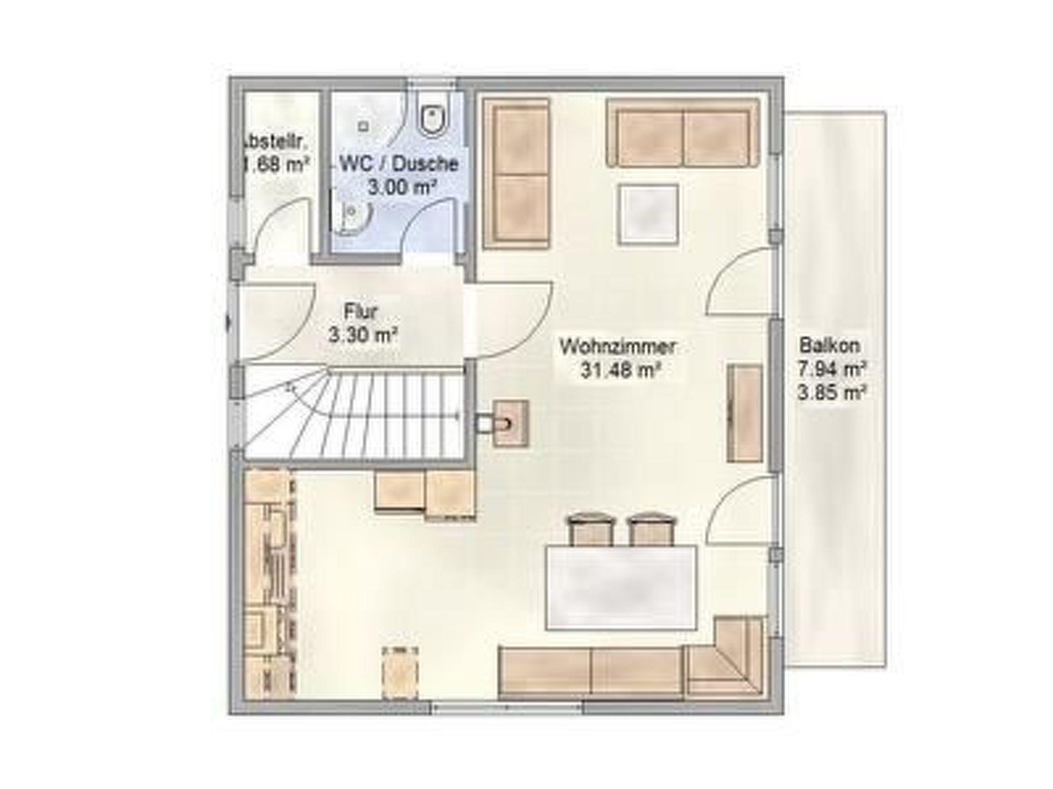 Komfortables Ferienhaus mit eigener Sauna-Dedans
