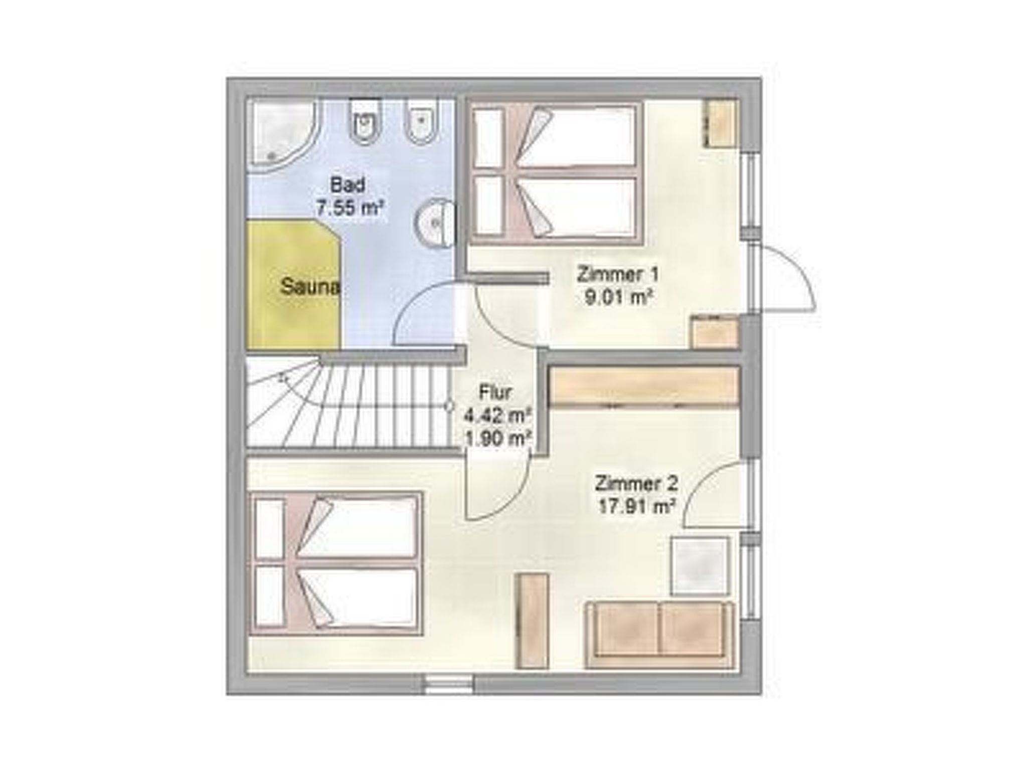 Chalet mit Sauna-Dedans