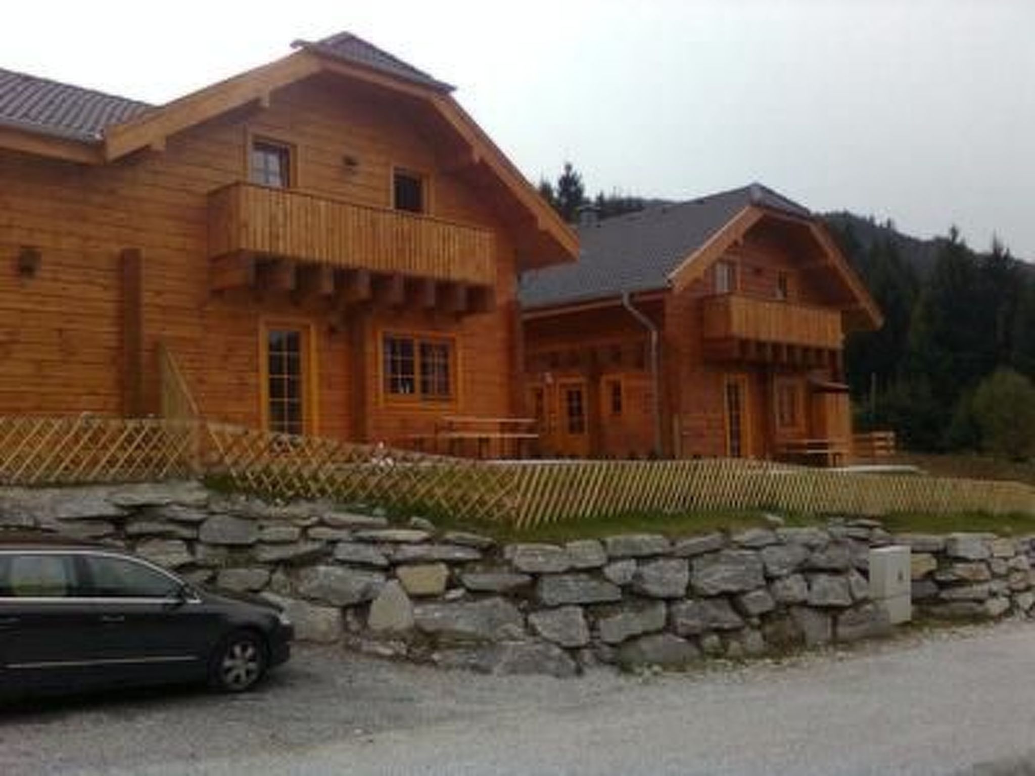 Schönes Ferienhaus in Holzblockbohle mit Sauna-Dedans