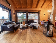 Vrijstaand chalet voor 6 aan de oever van een bergmeer in Niedernsill - thumbnail 2