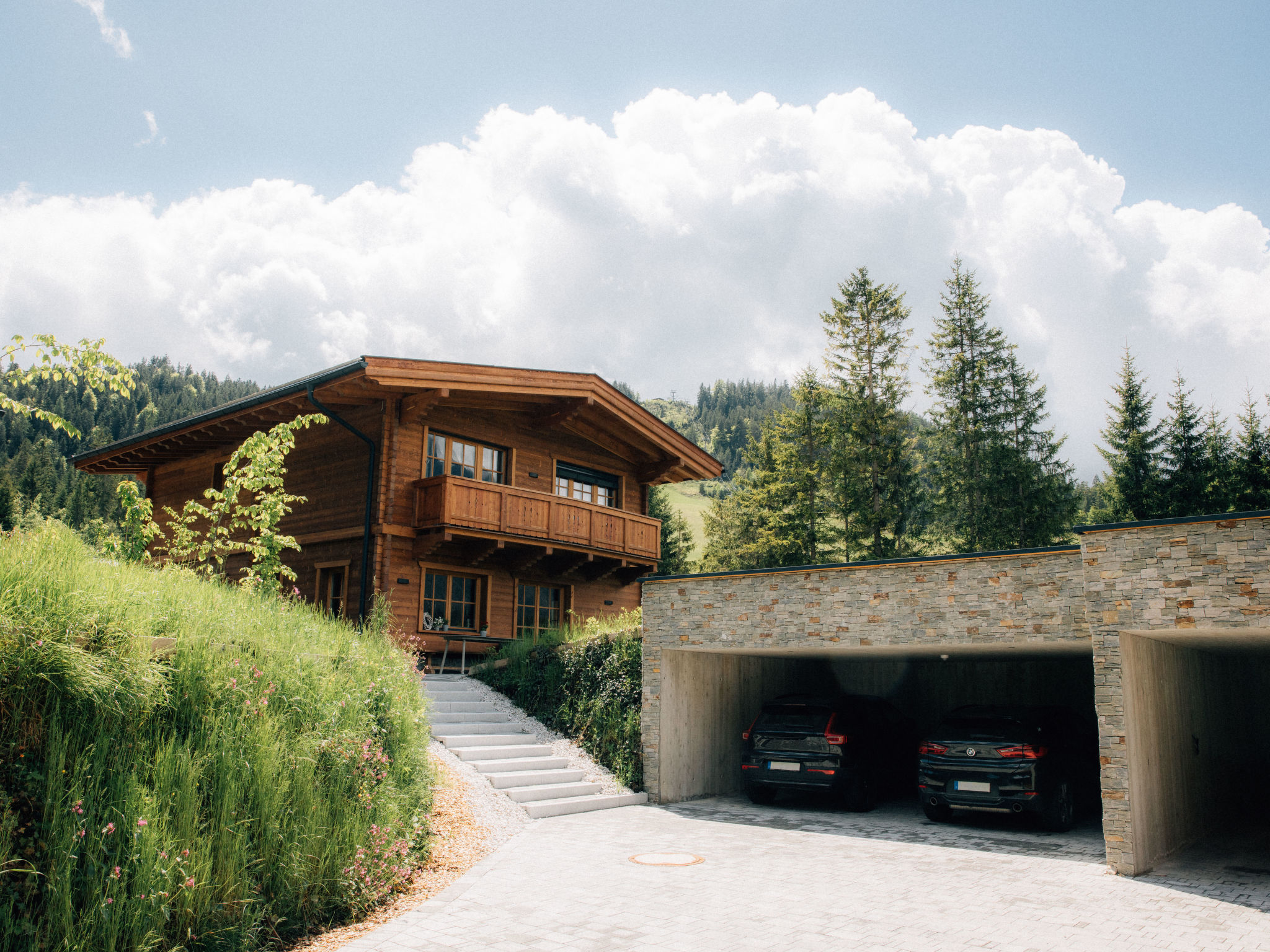 Sissis Green Chalet Elisabeth-Draußen