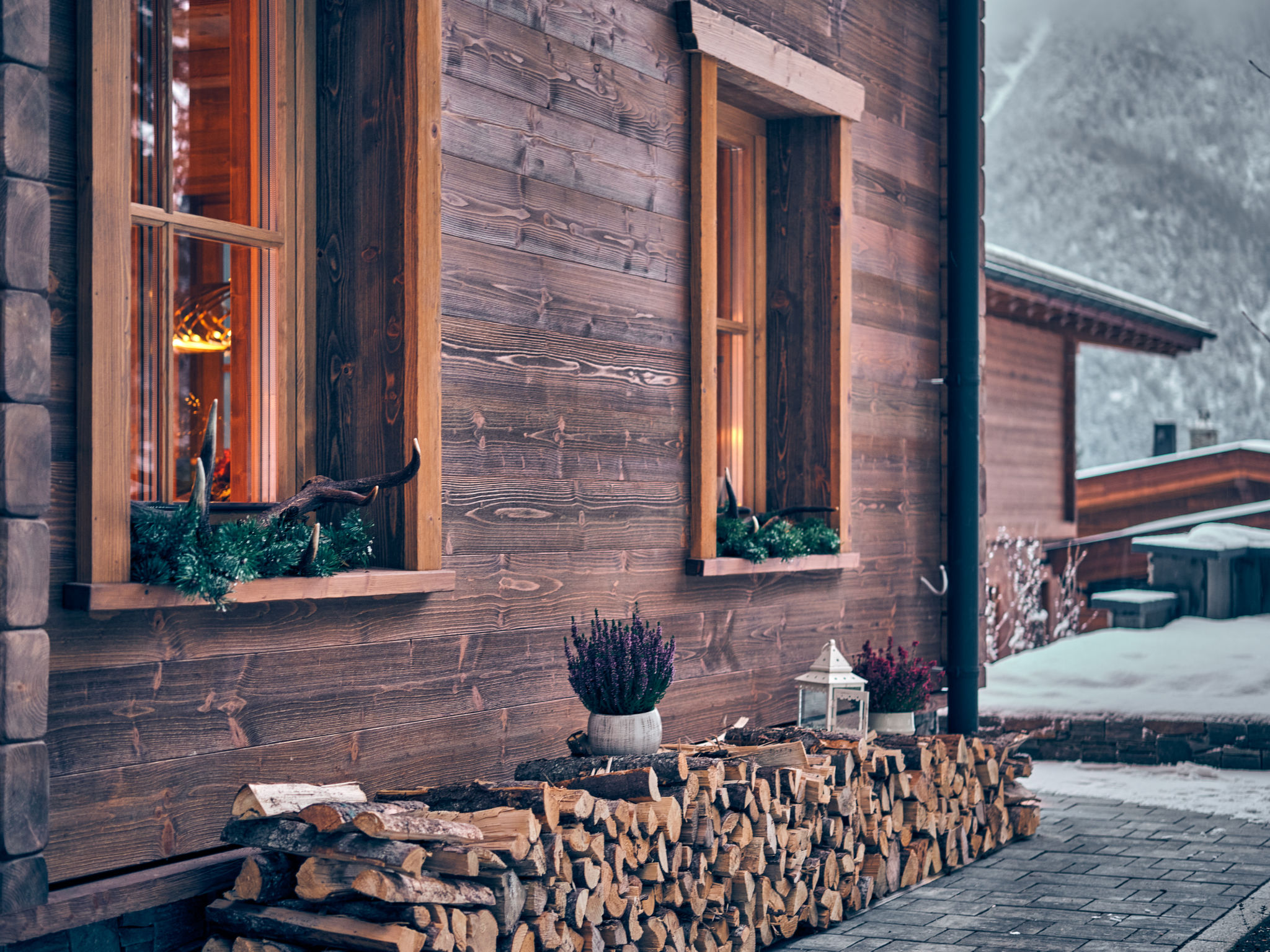Sissis Green Chalet Elisabeth-Draußen