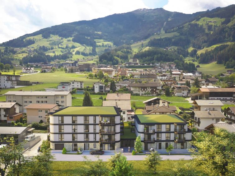 "mit Balkon", appartement 2-kamers 48 m2. Licht, modern en smaakvol ingericht: woon-/slaapkamer met 1 2-pers divanbed, eettafel en Sat-TV (Flatscreen TV). 1 2-pers. kamer. Kookhoek (oven, afwasmachine..