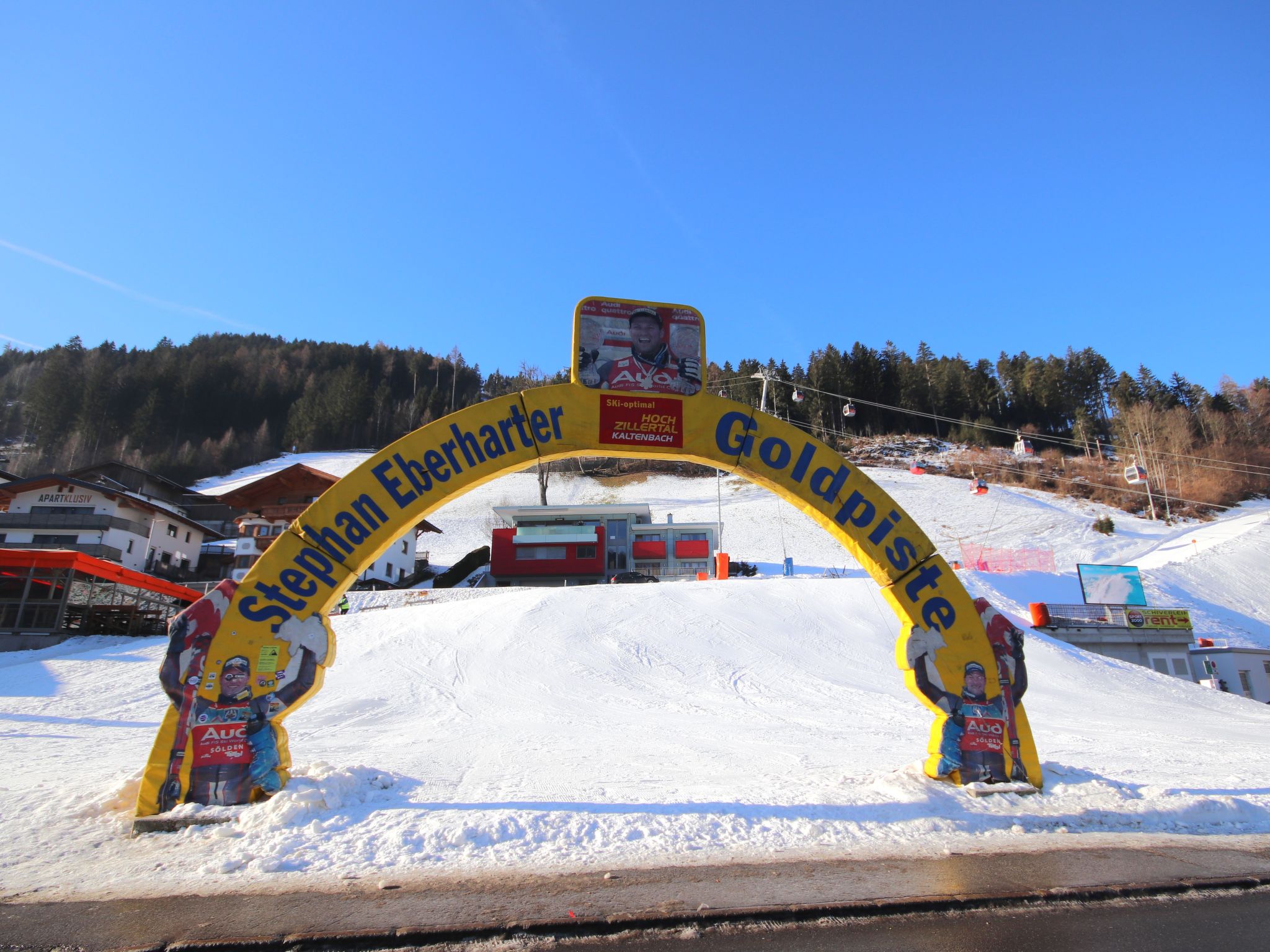 Wohnung in Kaltenbach mit Grill und Terrasse-Omgeving