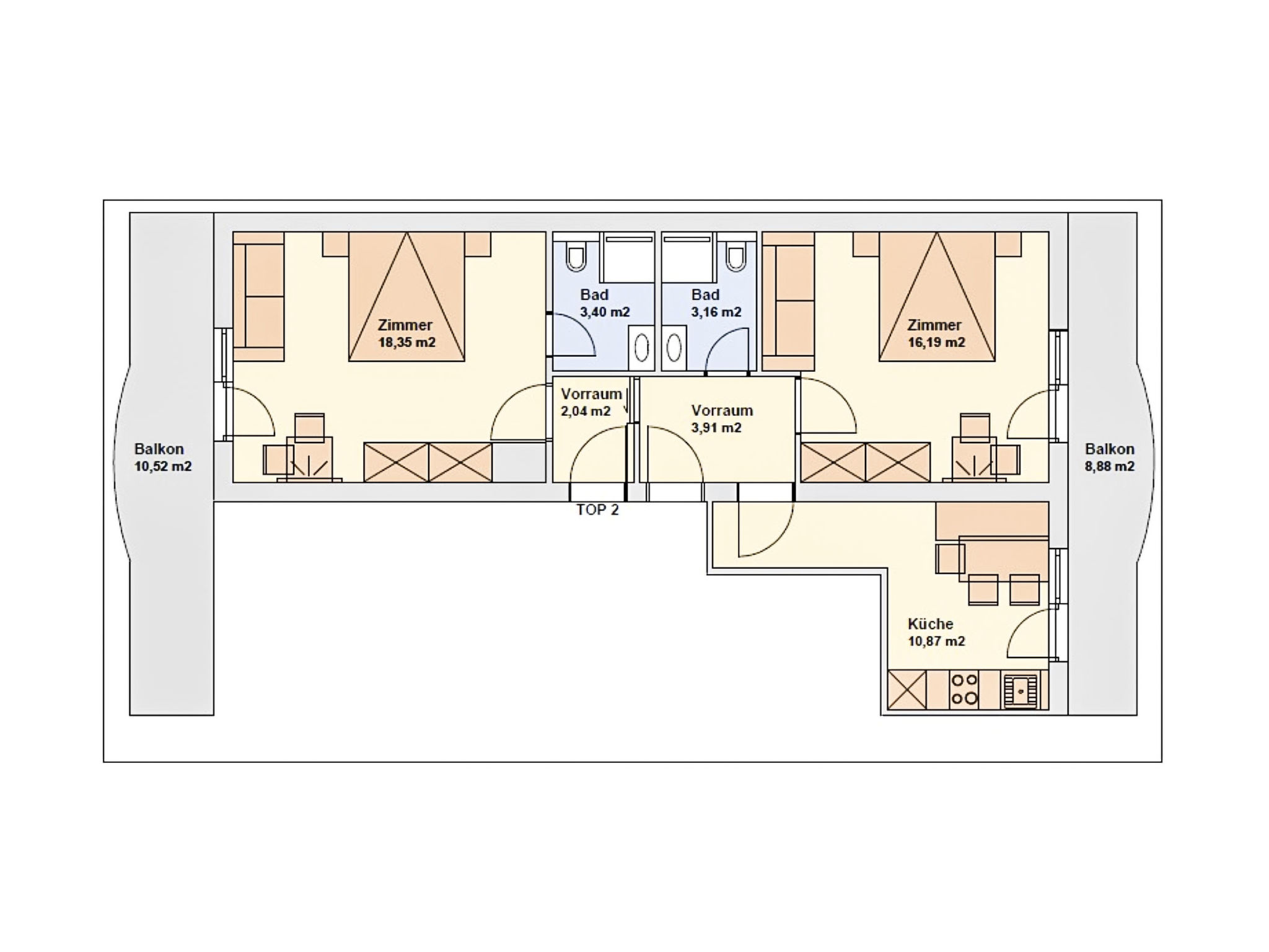 Appartements Binderhof – Plan, photo 15 sur 48