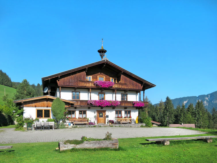 "Schwalbenhof (WIL330)", 13-Zimmer-Haus 300 m2 auf 3 Stockwerken, Südostlage. Objekt geeignet für 41 Erwachsene + 2 Kinder. Einfach und mit viel Holz eingerichtet: grosses Wohn-/Esszimmer 65 m2 mit ..