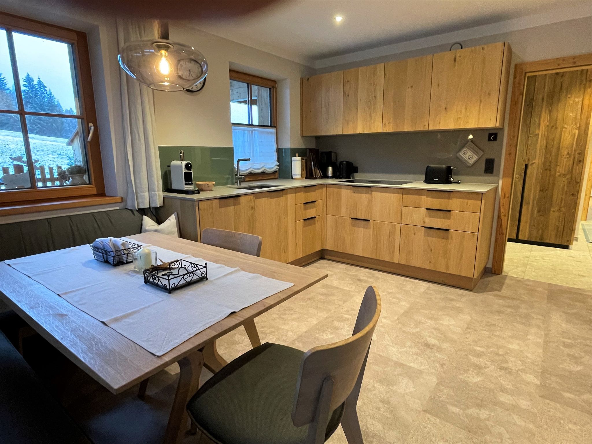 Appartement Panorama Chalet Tirol – Cuisine et coin repas, photo 40 sur 127