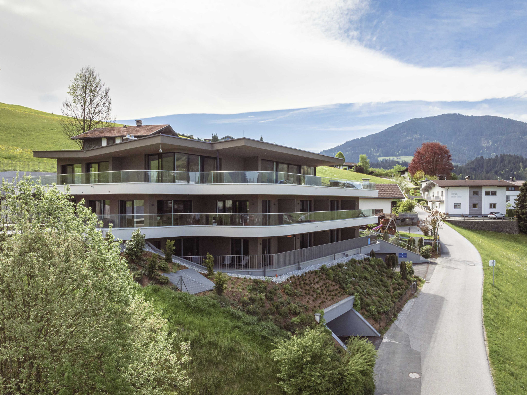 Studio mit Balkon - Buiten