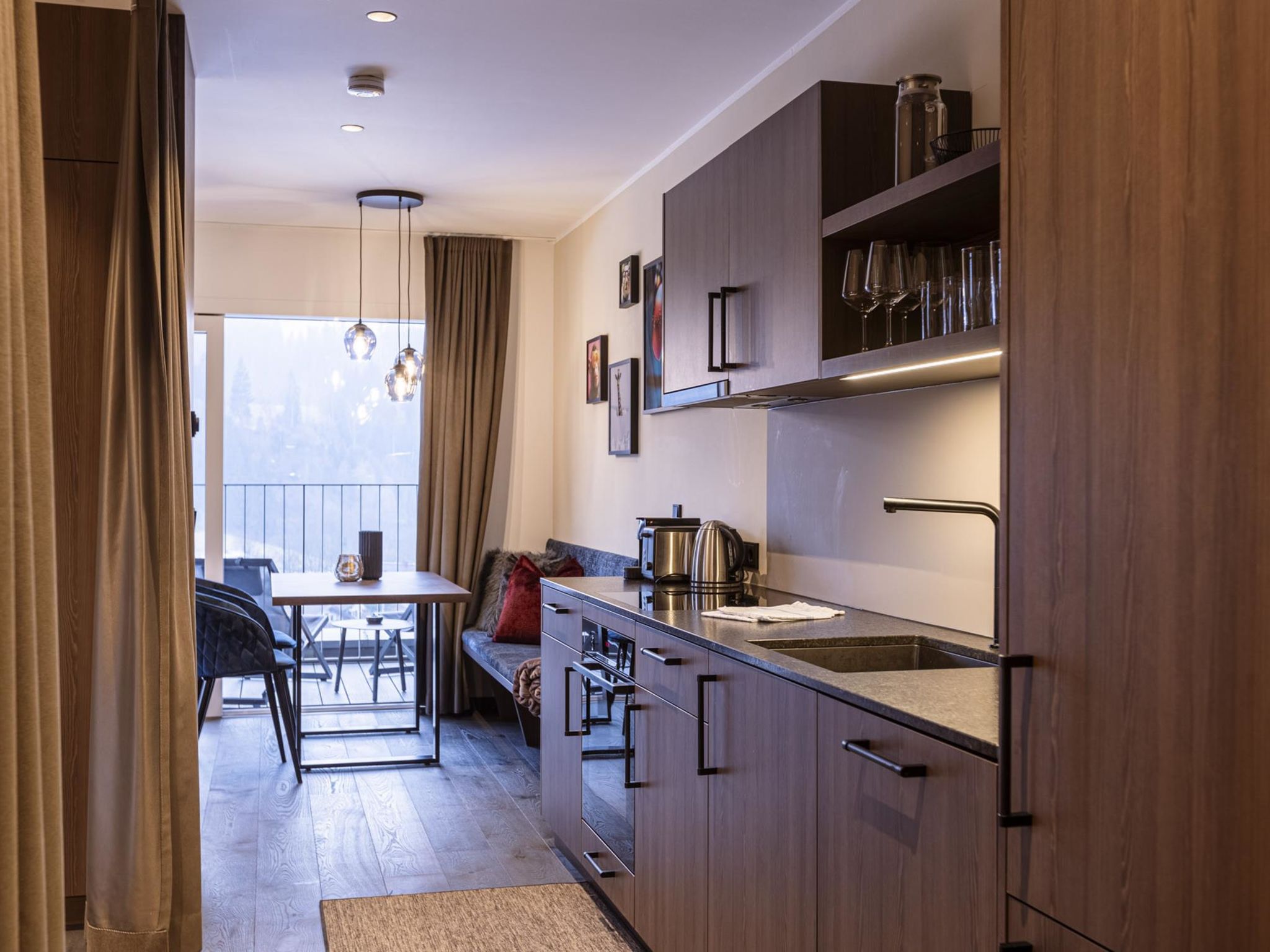 Studio mit Balkon - Binnen