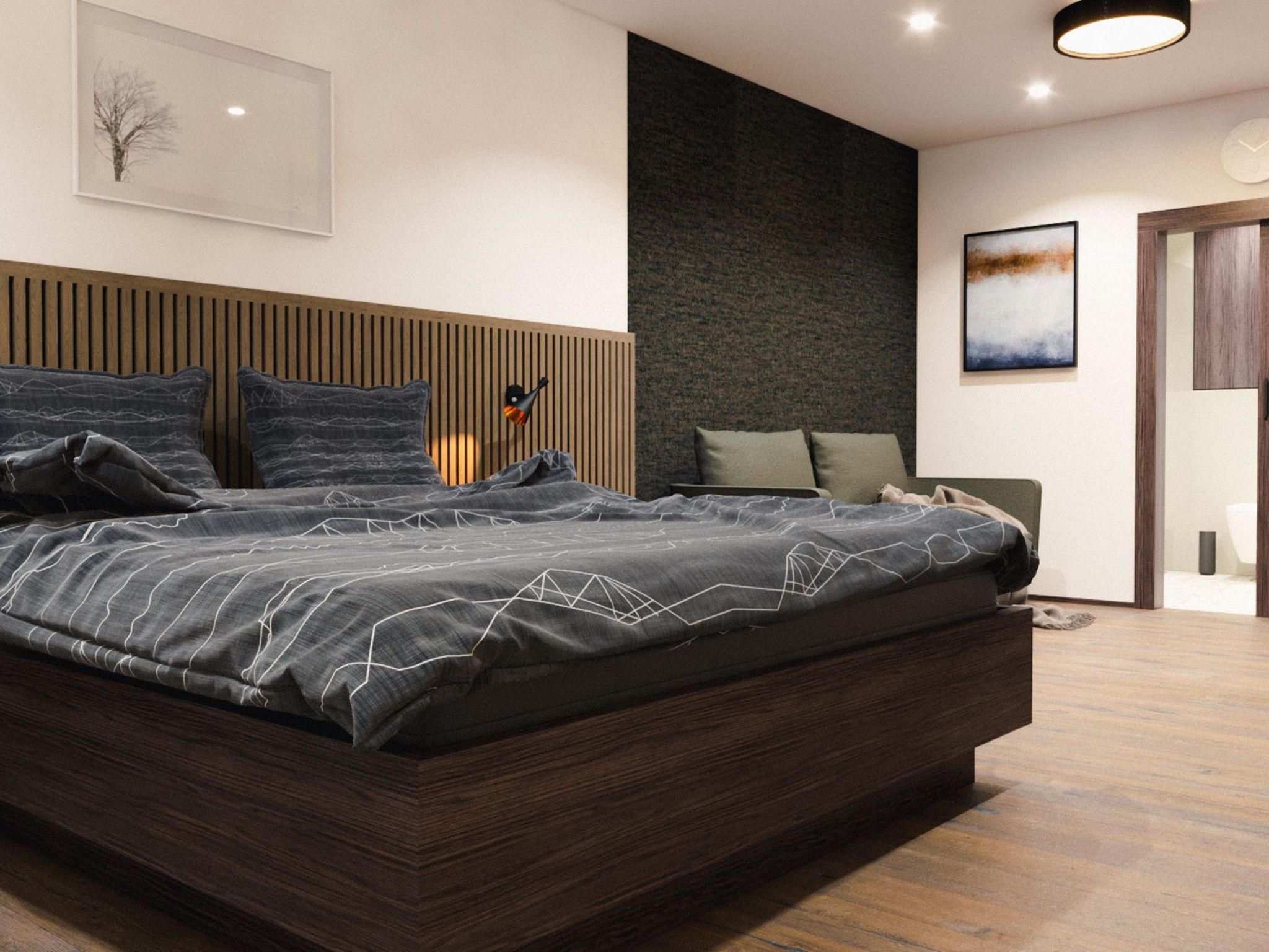Superior mit 1 Schlafzimmer für 2-5 Pers