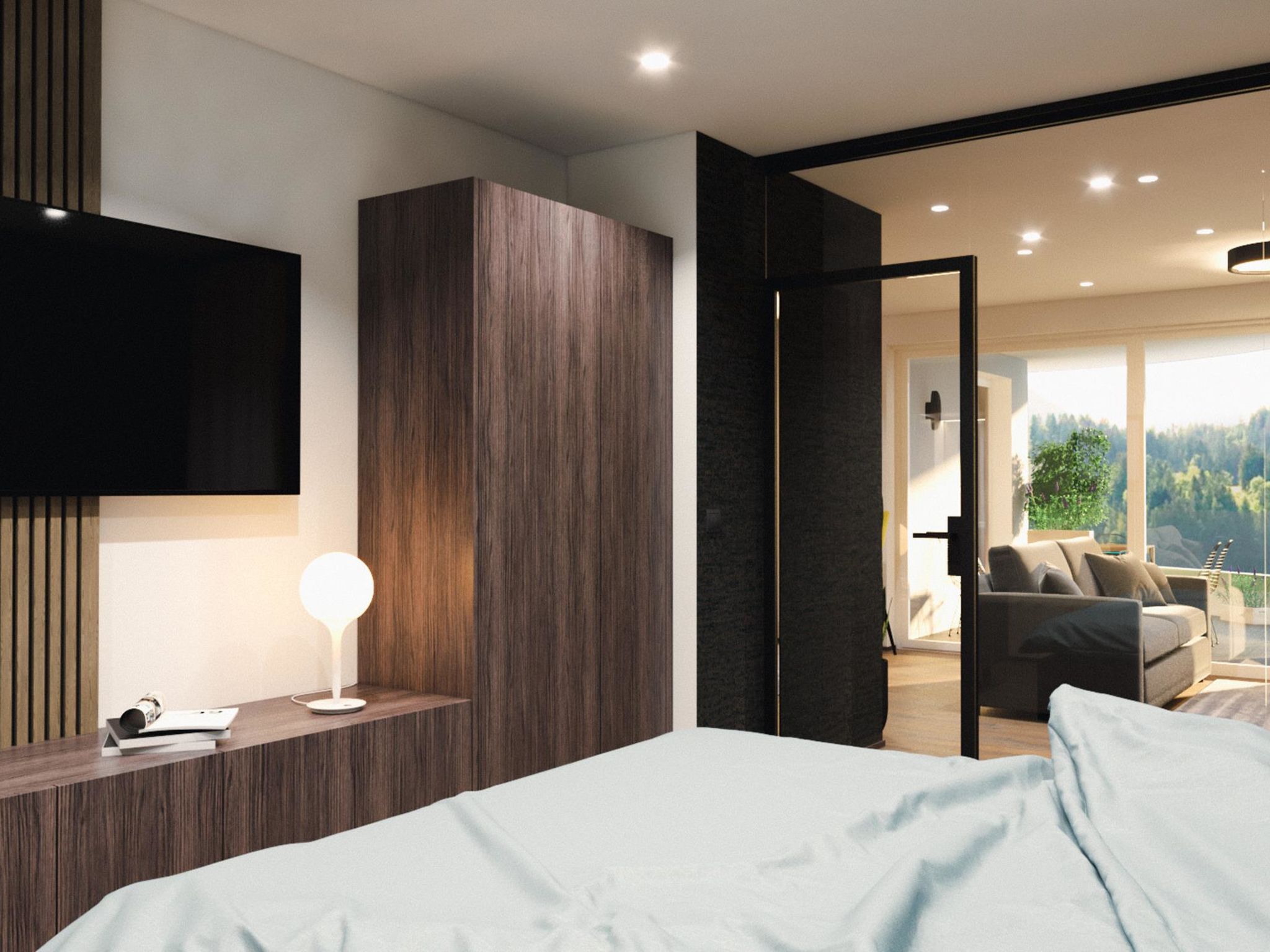  mit 2 Schlafzimmer für 2-6 Personen - Dedans