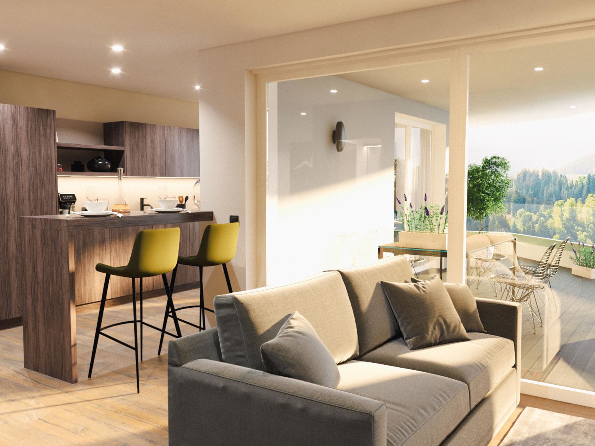  mit 2 Schlafzimmer für 2-6 Personen