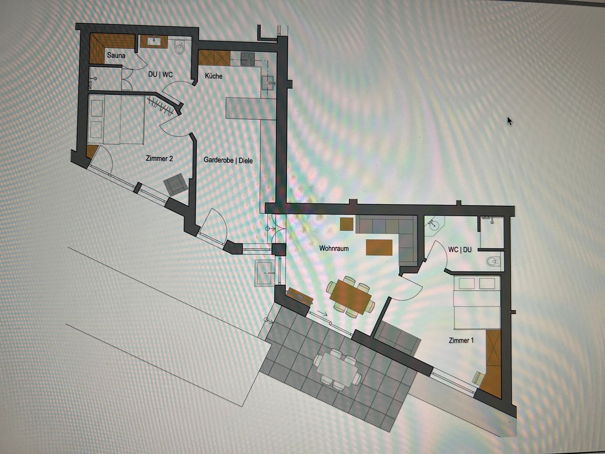 Luxuriöse Ferienwohnung mit Terrasse-Binnen