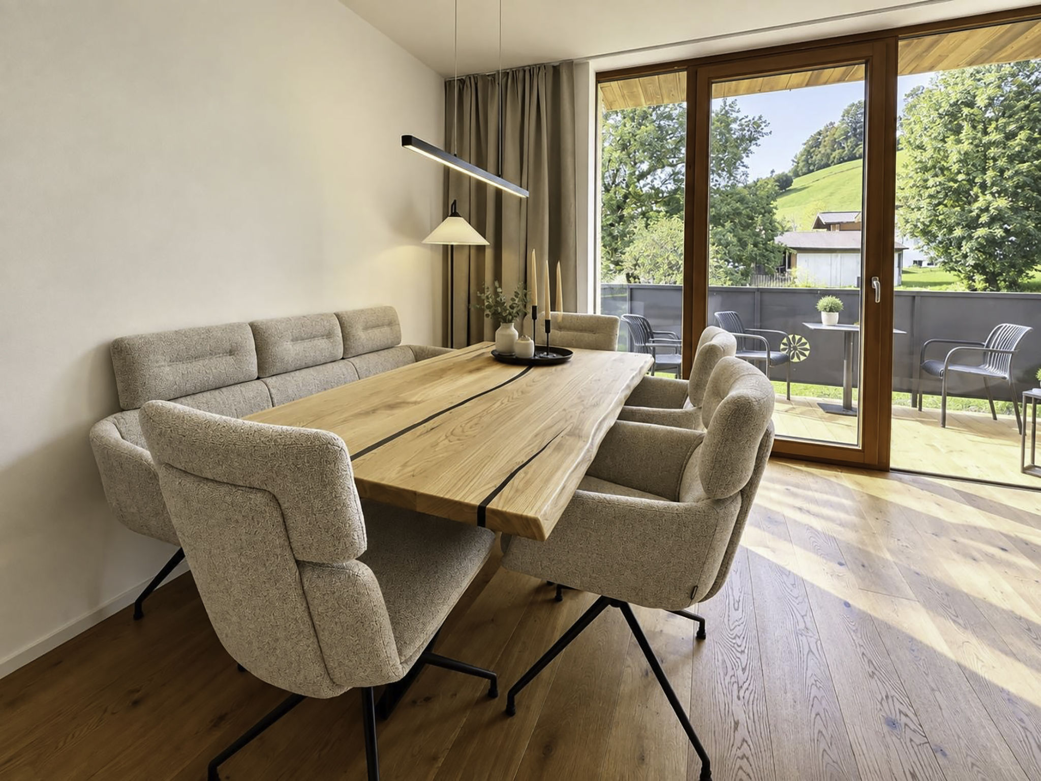 Appartement Das Weidach – Cuisine et coin repas, photo 10 sur 36