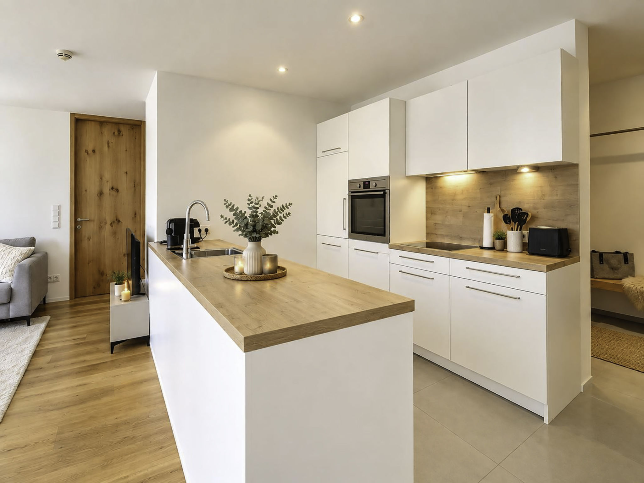 Appartement Das Weidach – Cuisine et coin repas, photo 12 sur 36