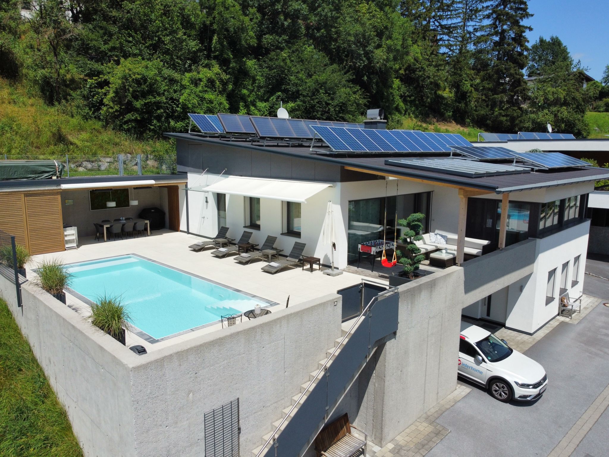 Villa Renate: Modern vrijstaand chalet bij Landeck met zwembad en bergzicht - foto 30