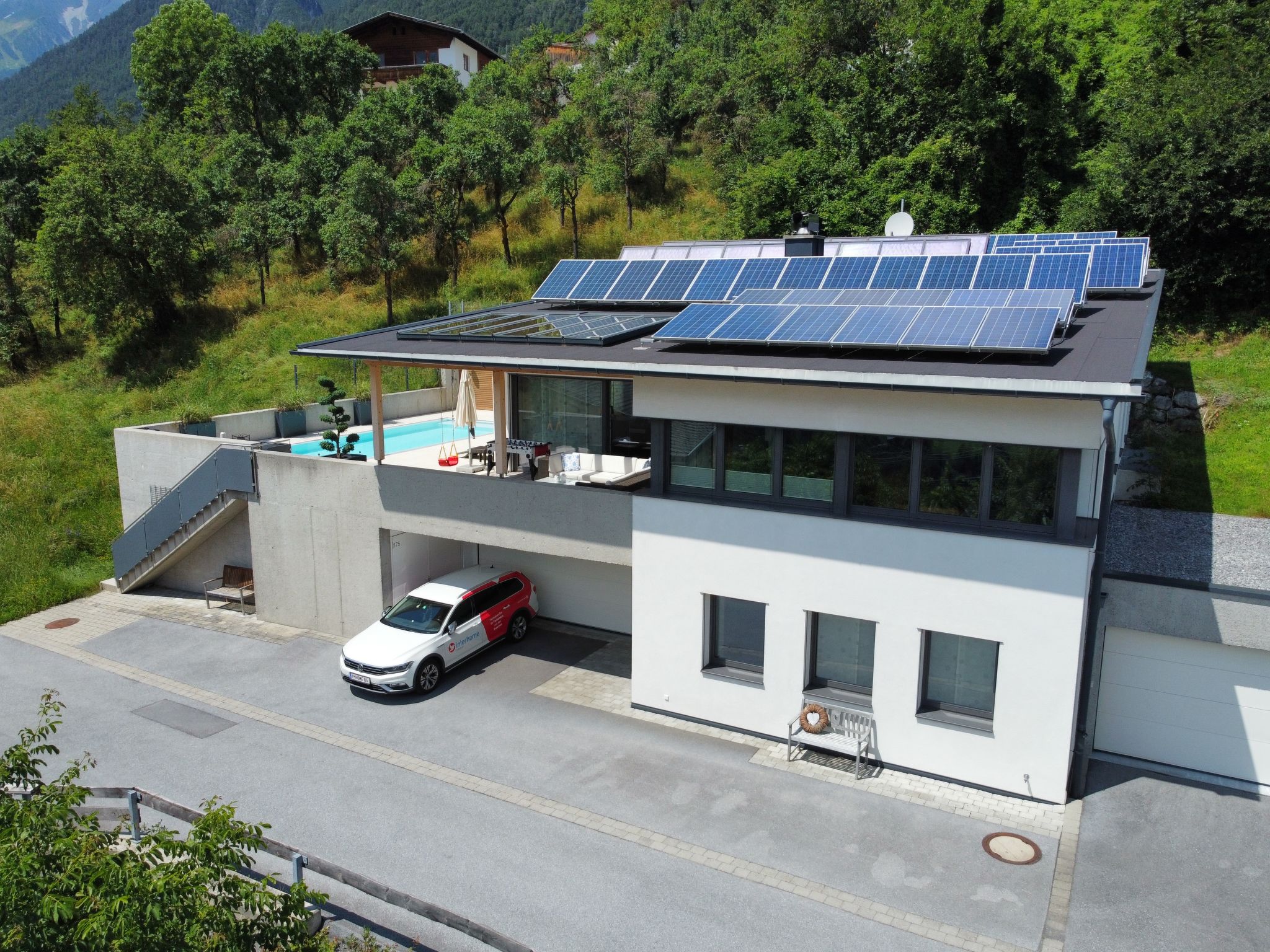 Villa Renate: Modern vrijstaand chalet bij Landeck met zwembad en bergzicht - foto 36