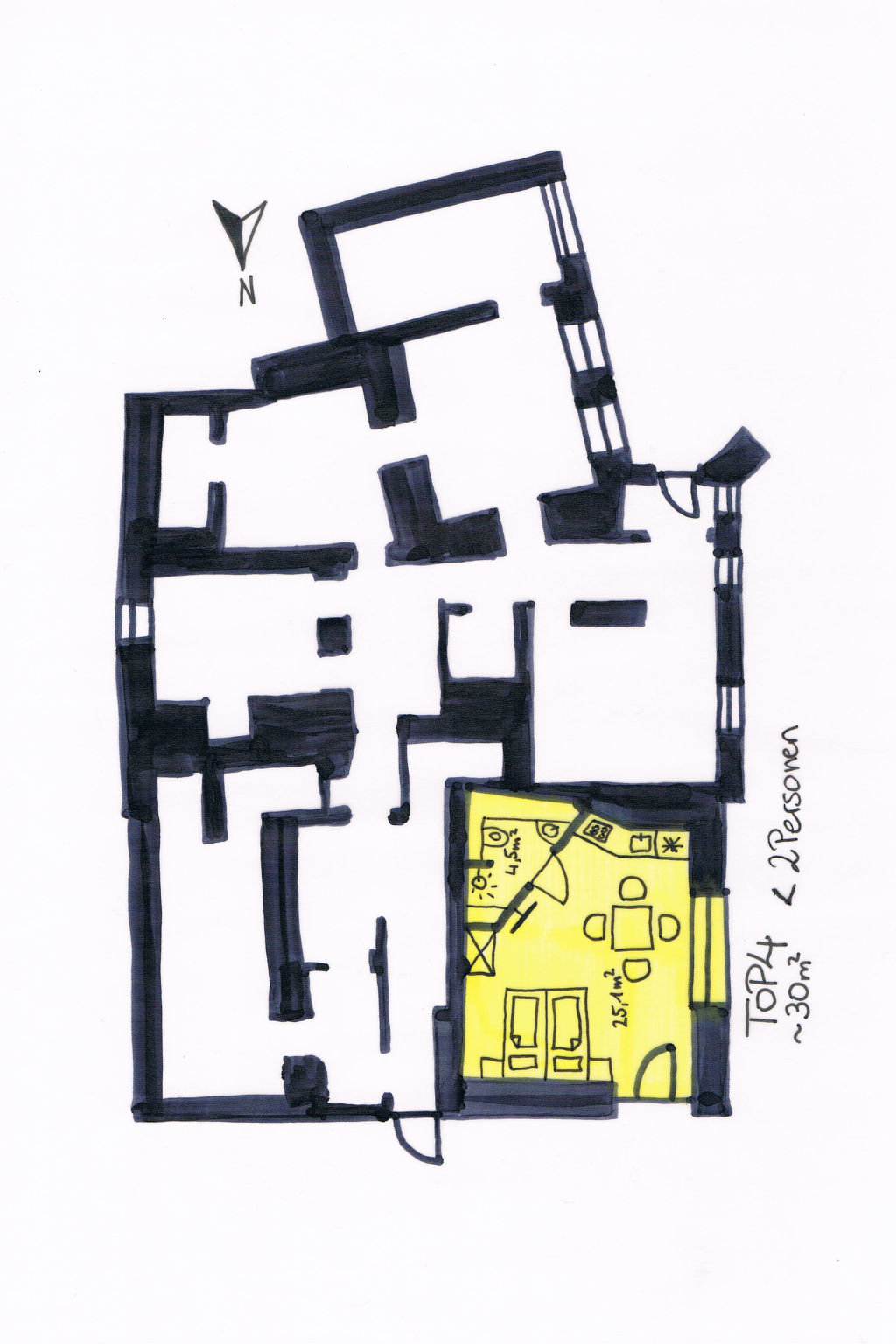 Appartement Sandra – Plan, photo 8 sur 8