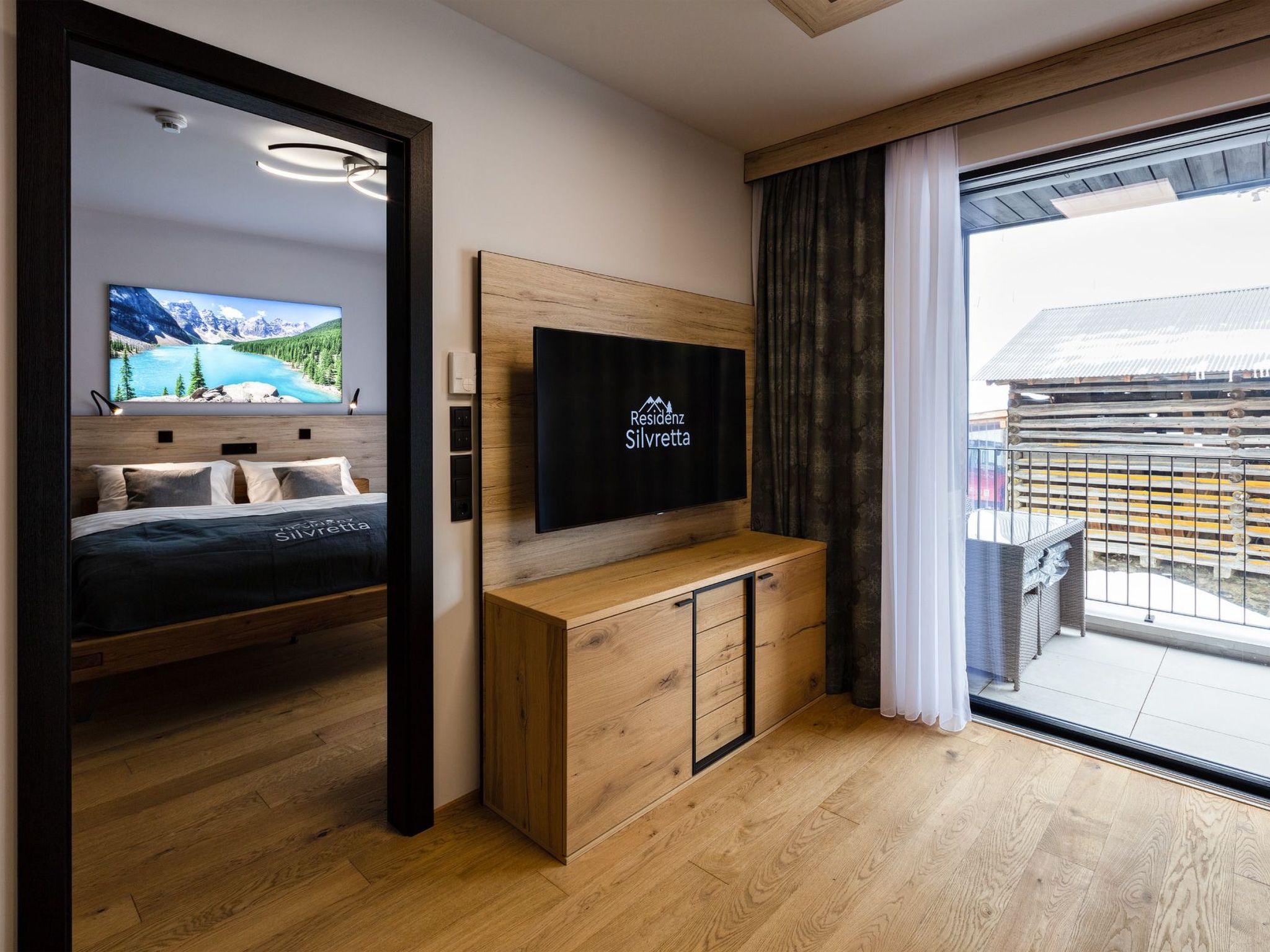 Moderne Wohnung mit einer wunderschönen Aussicht-Image-tags.info