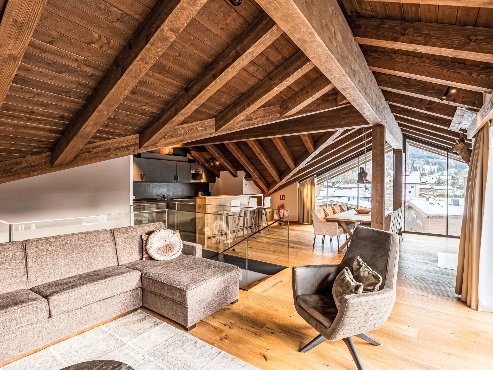 Luxe penthouse voor 8 personen in Ehrwald, vlakbij centrum en golfbaan - foto 15