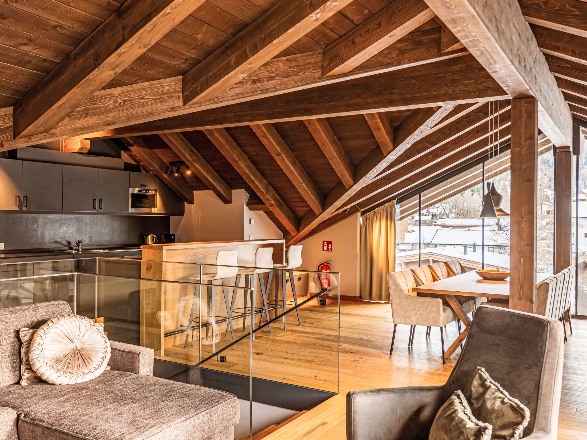Luxe penthouse voor 8 personen in Ehrwald, vlakbij centrum en golfbaan - foto 13