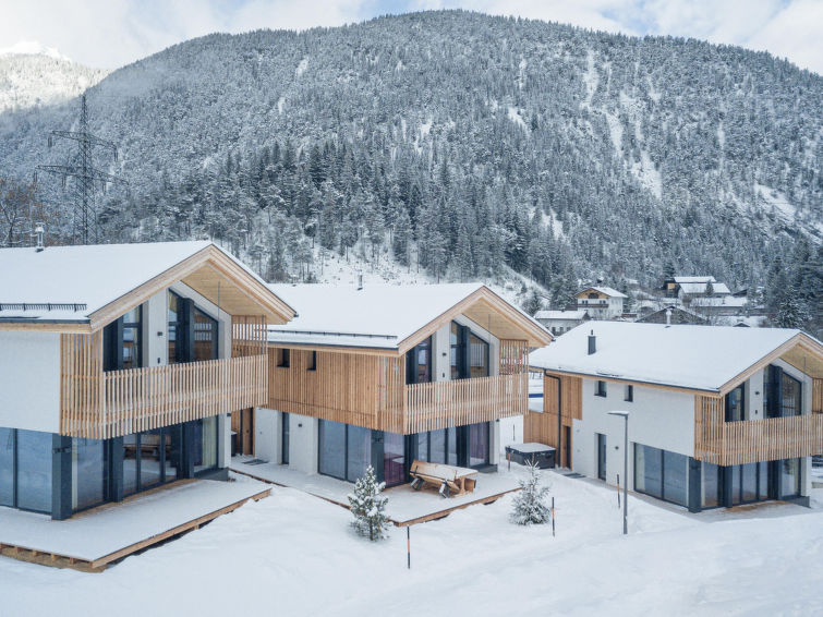 Ferie hjem Das Zugspitz Family mit Sauna