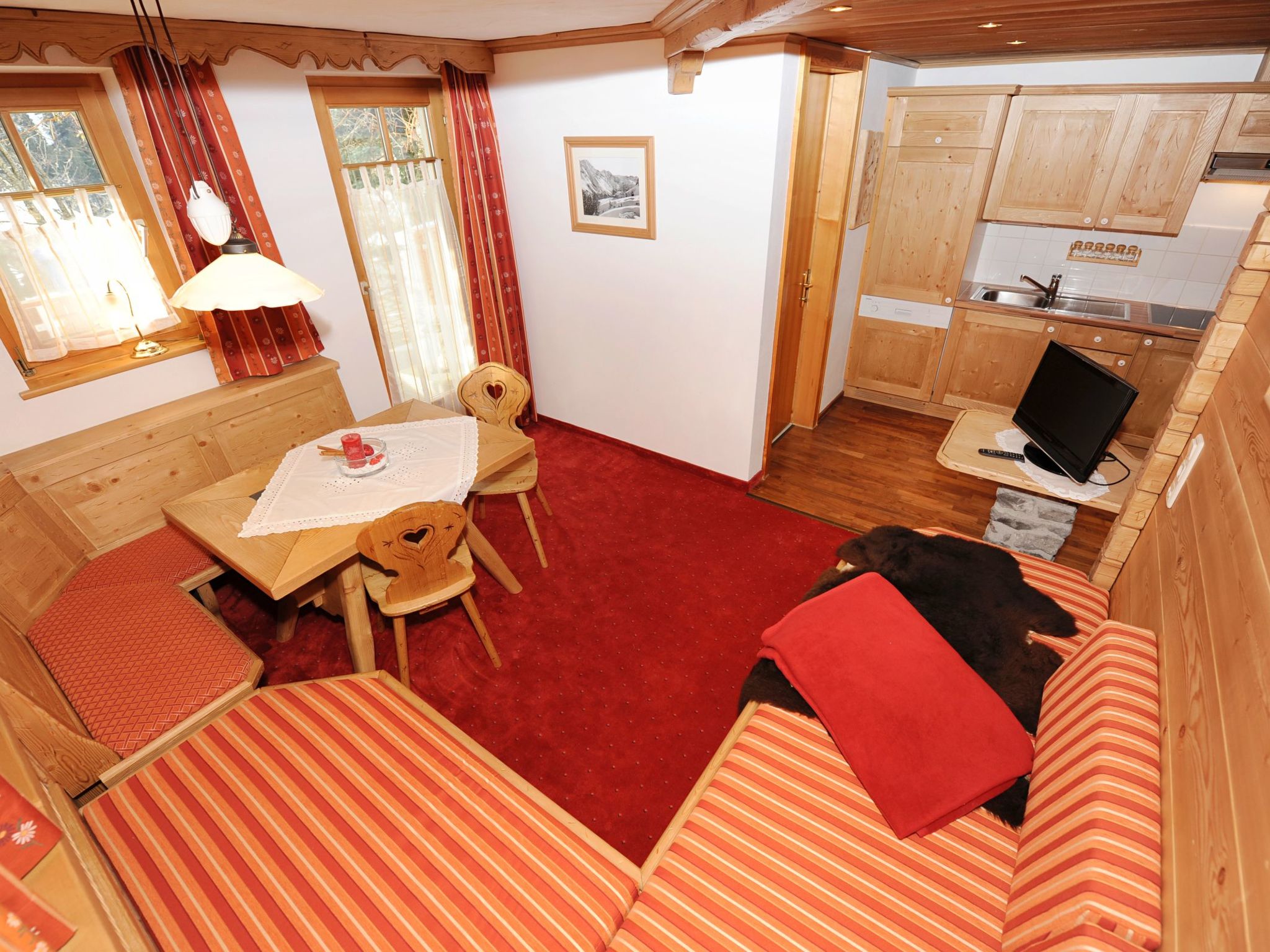 Ruhige Wohnung in Sankt Gallenkirch mit Garten-Dedans