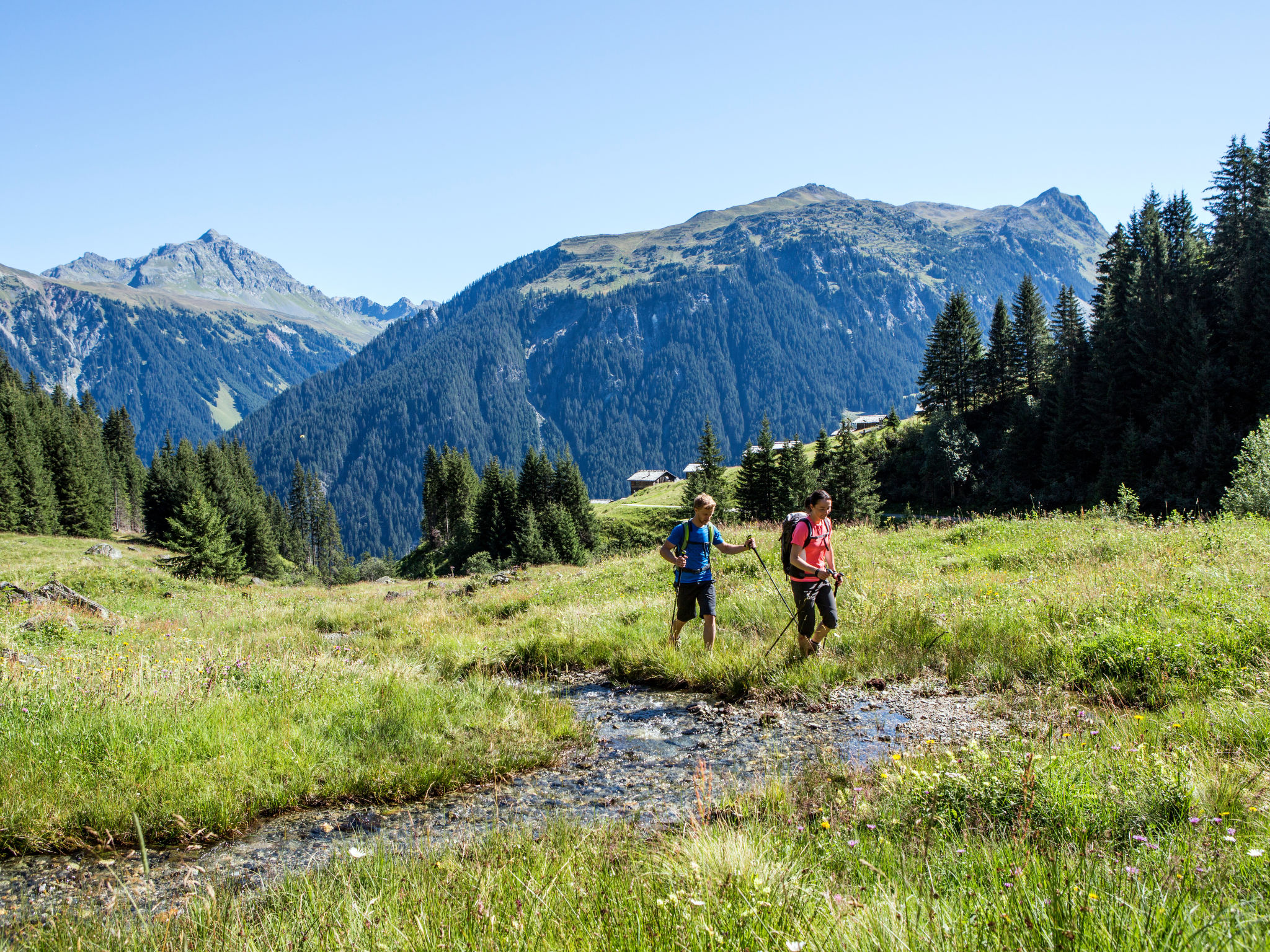 Ruhige Wohnung in Sankt Gallenkirch mit Garten