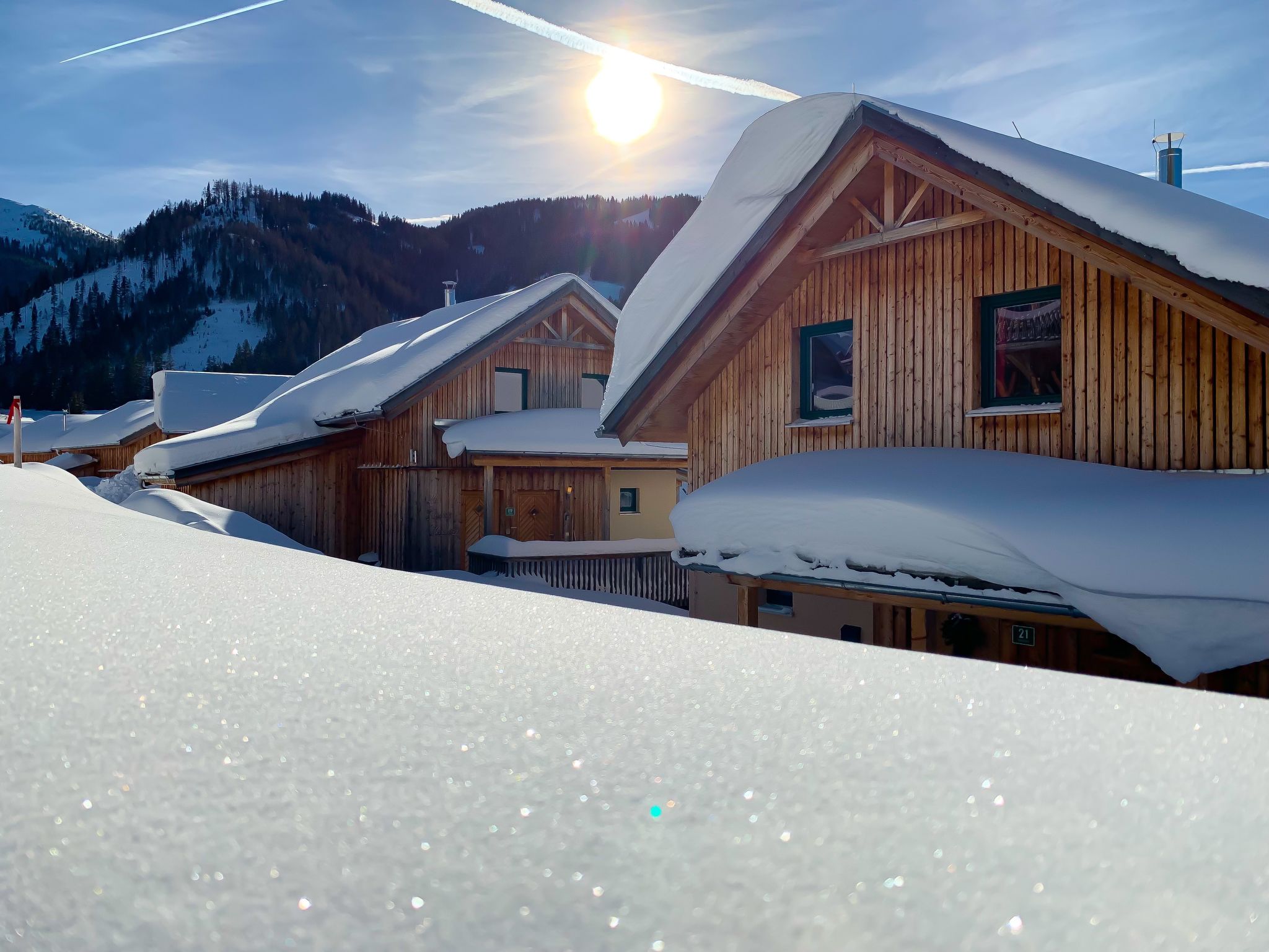 Superior #57 Sprudelwanne: vrijstaande chalet aan de skipiste in Hohentauern - foto 12