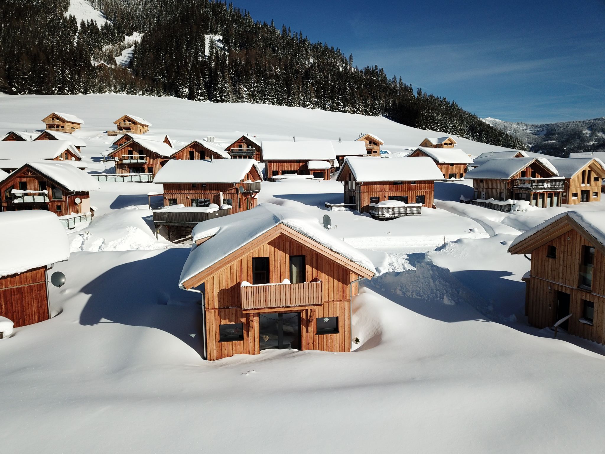 Superior #57 Sprudelwanne: vrijstaande chalet aan de skipiste in Hohentauern - foto 9
