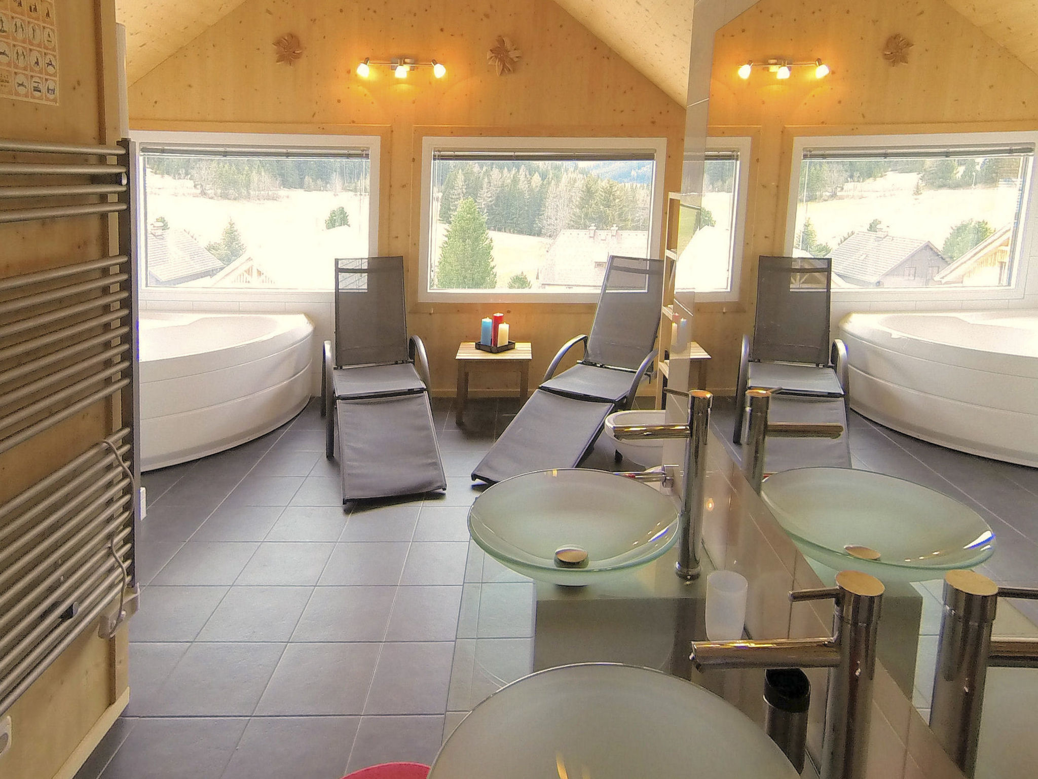 Premium Chalet #18 met privé sauna & whirlpool aan de piste - foto 32