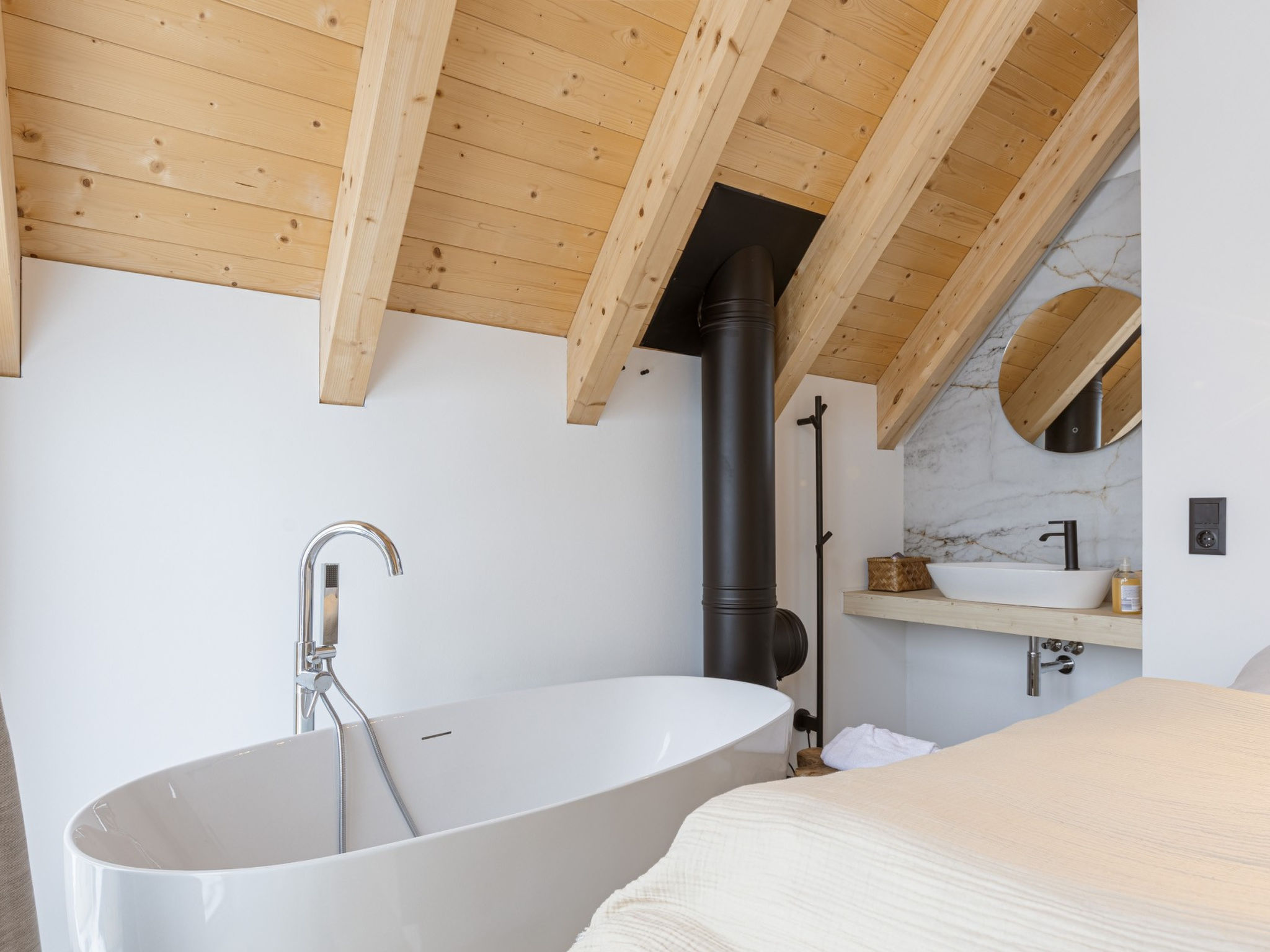 Chalet Nr. 4 mit 2 Schlafzimmern und Sauna