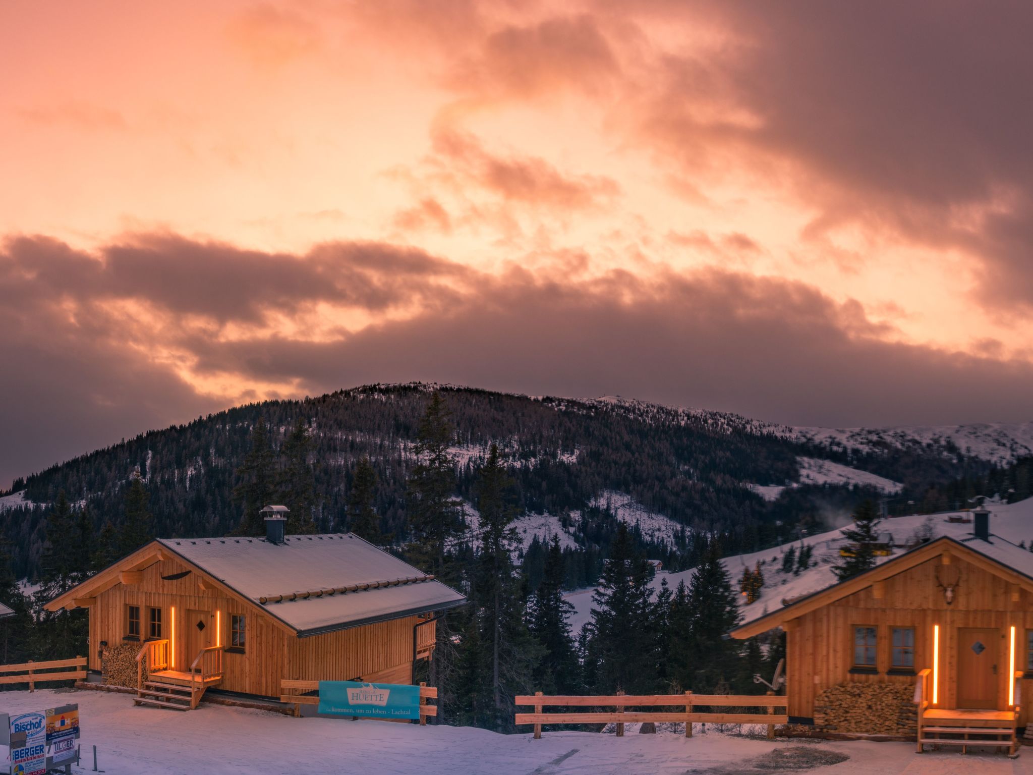 Skihütte im Lachtal mit Kaminofen und Sauna