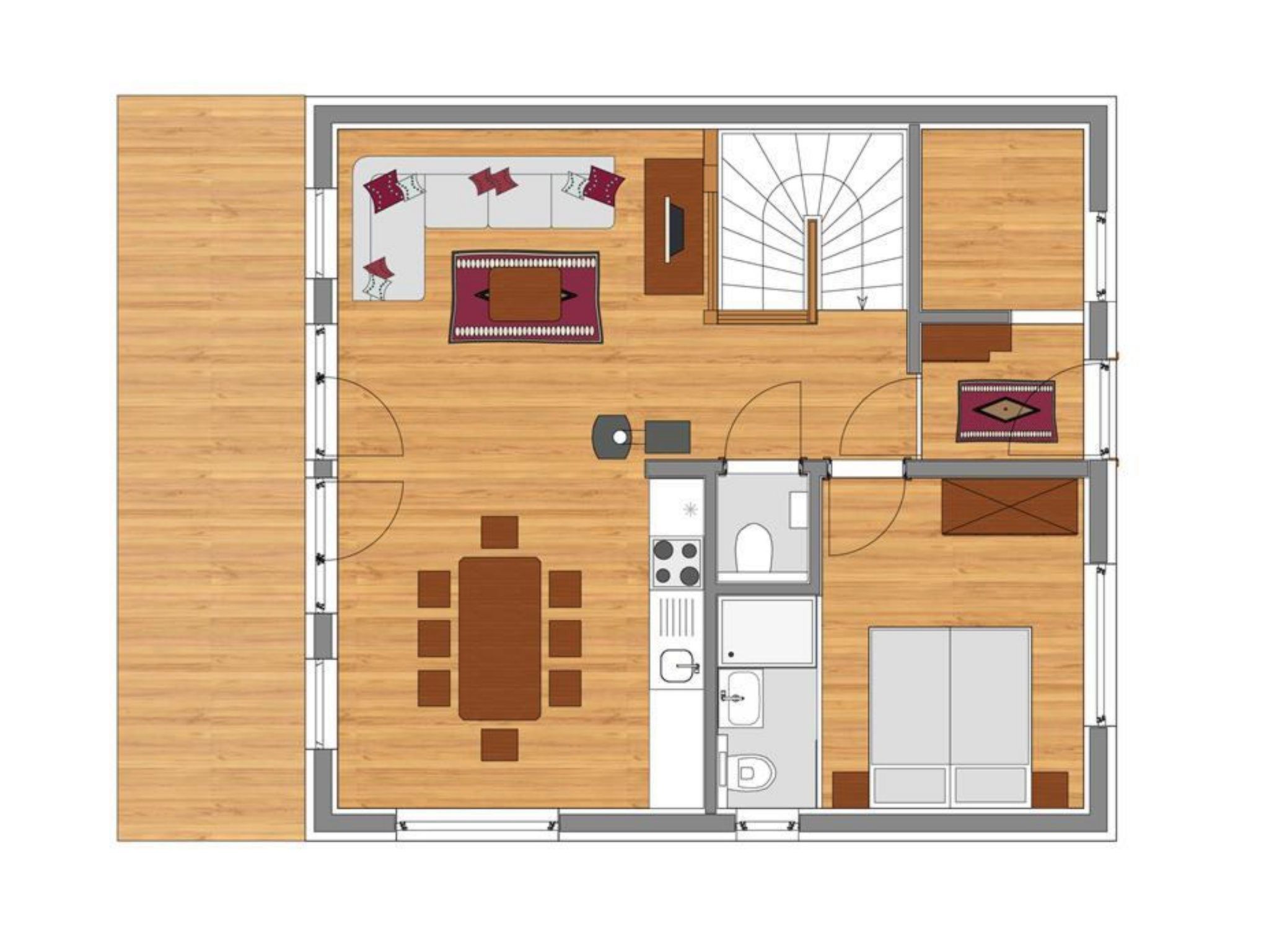 Skihütte im Lachtal mit Kaminofen und Sauna-Image-tags.info